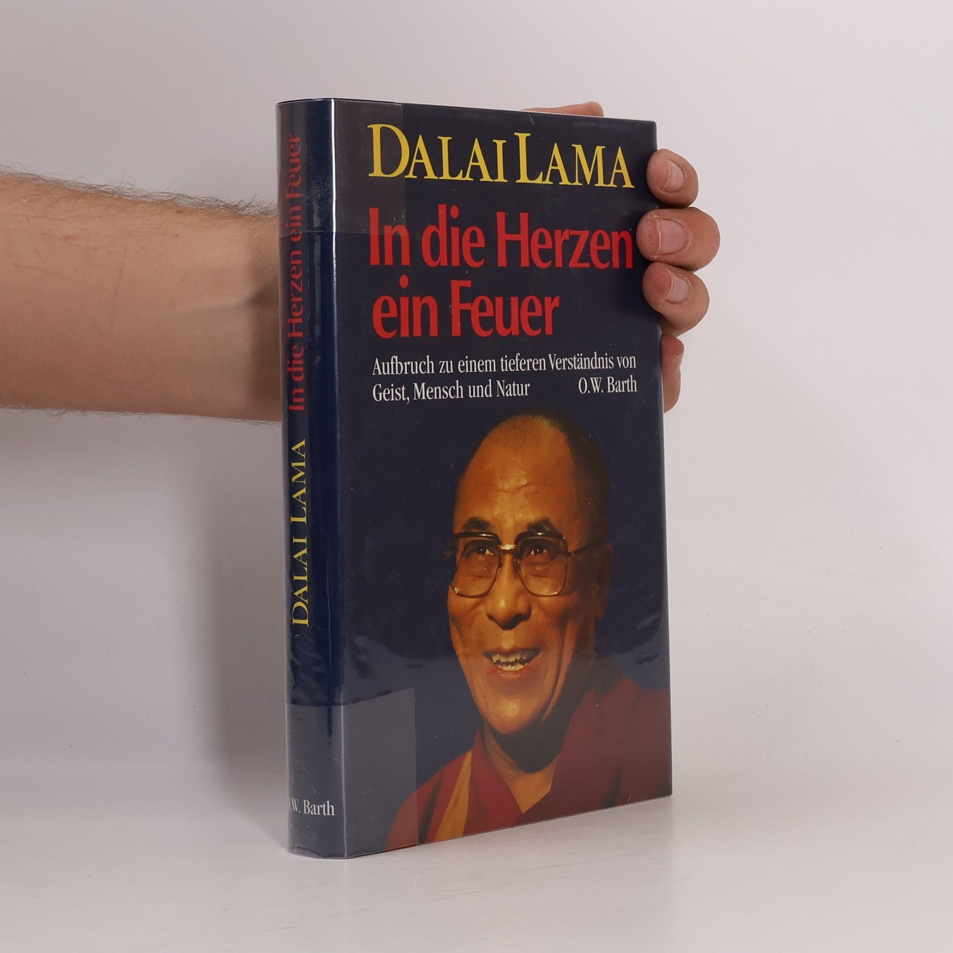 Dalaï-Lama In die Herzen ein Feuer