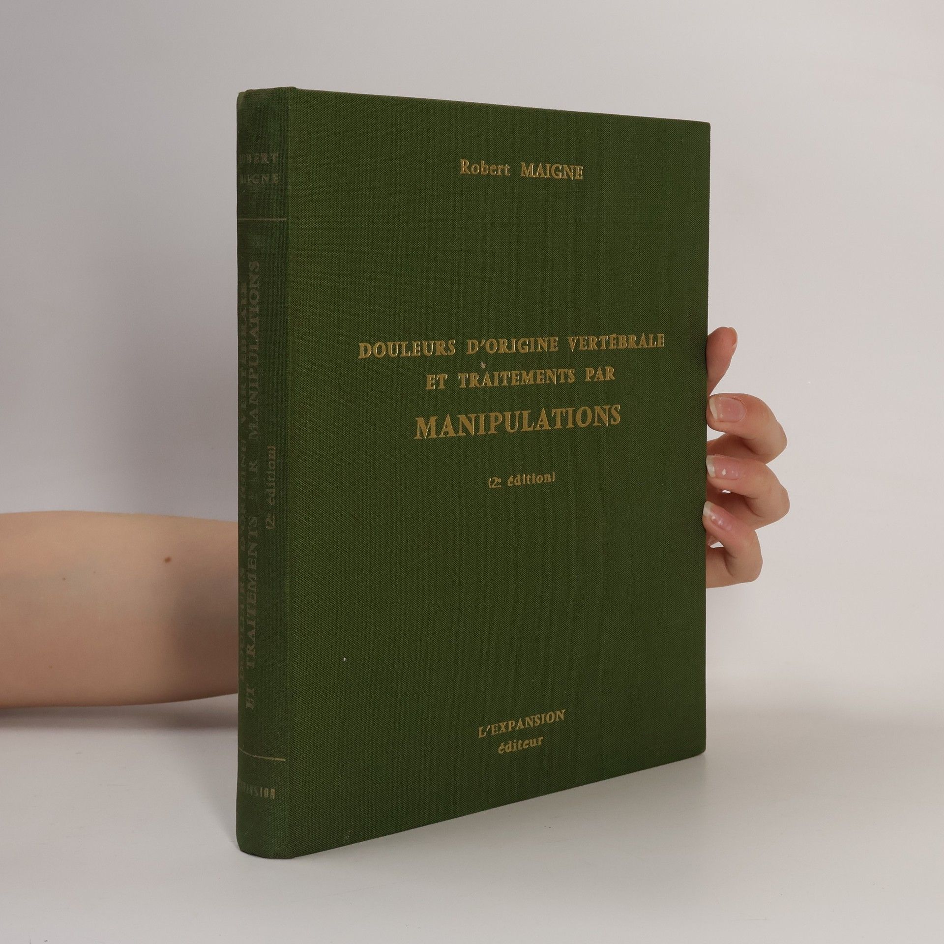 Robert Maigne Douleurs d'origine vertébrale et traitements par manipulations