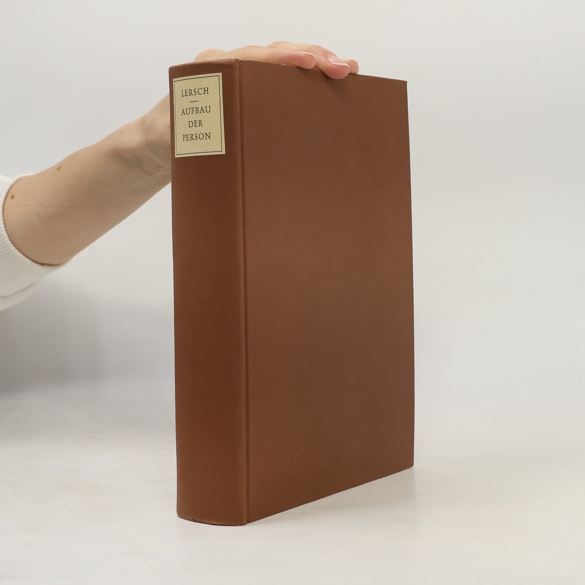 Philipp Lersch Aufbau der Person