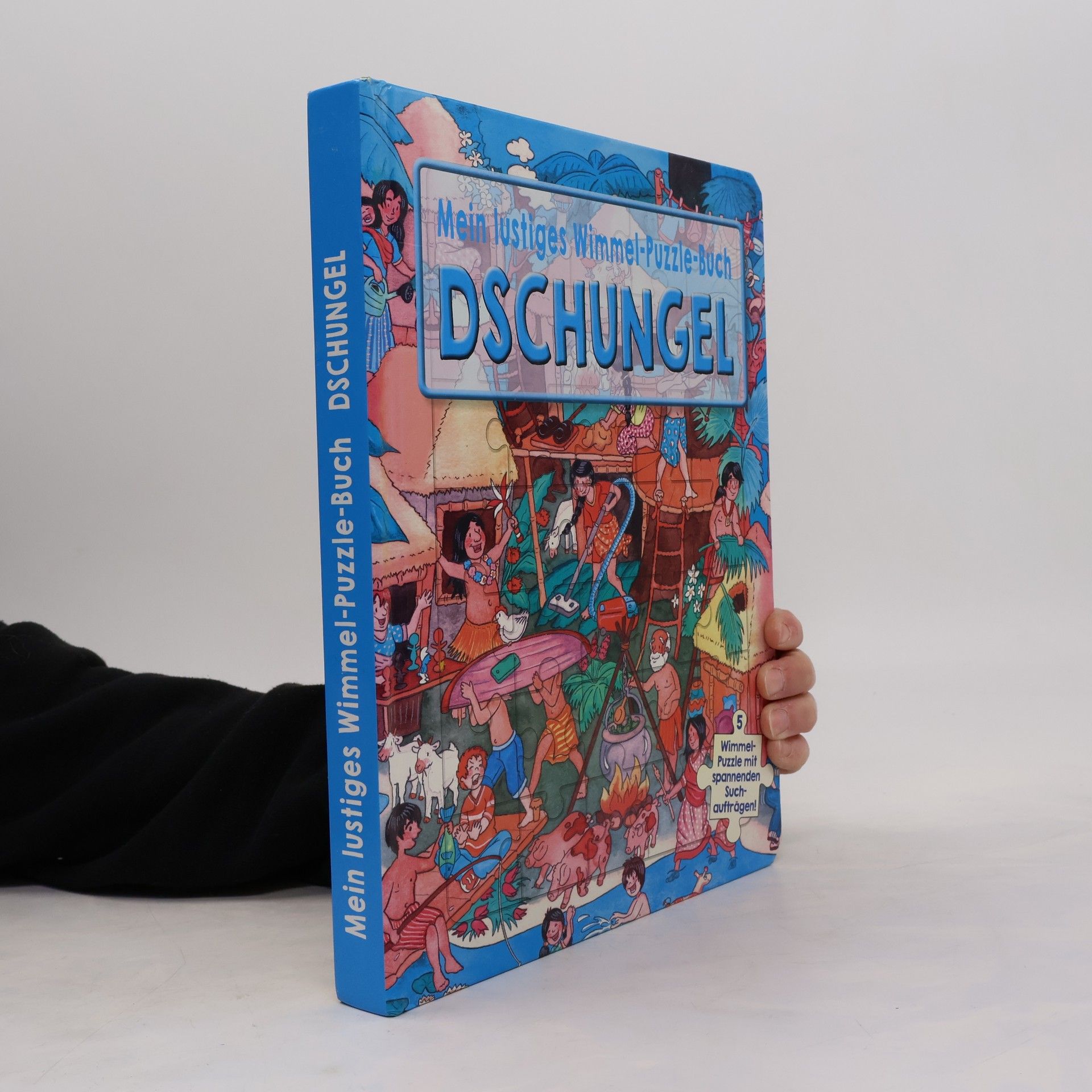 Kolektív autorov Mein lustiges Wimmel-Puzzle-Buch. Dschungel