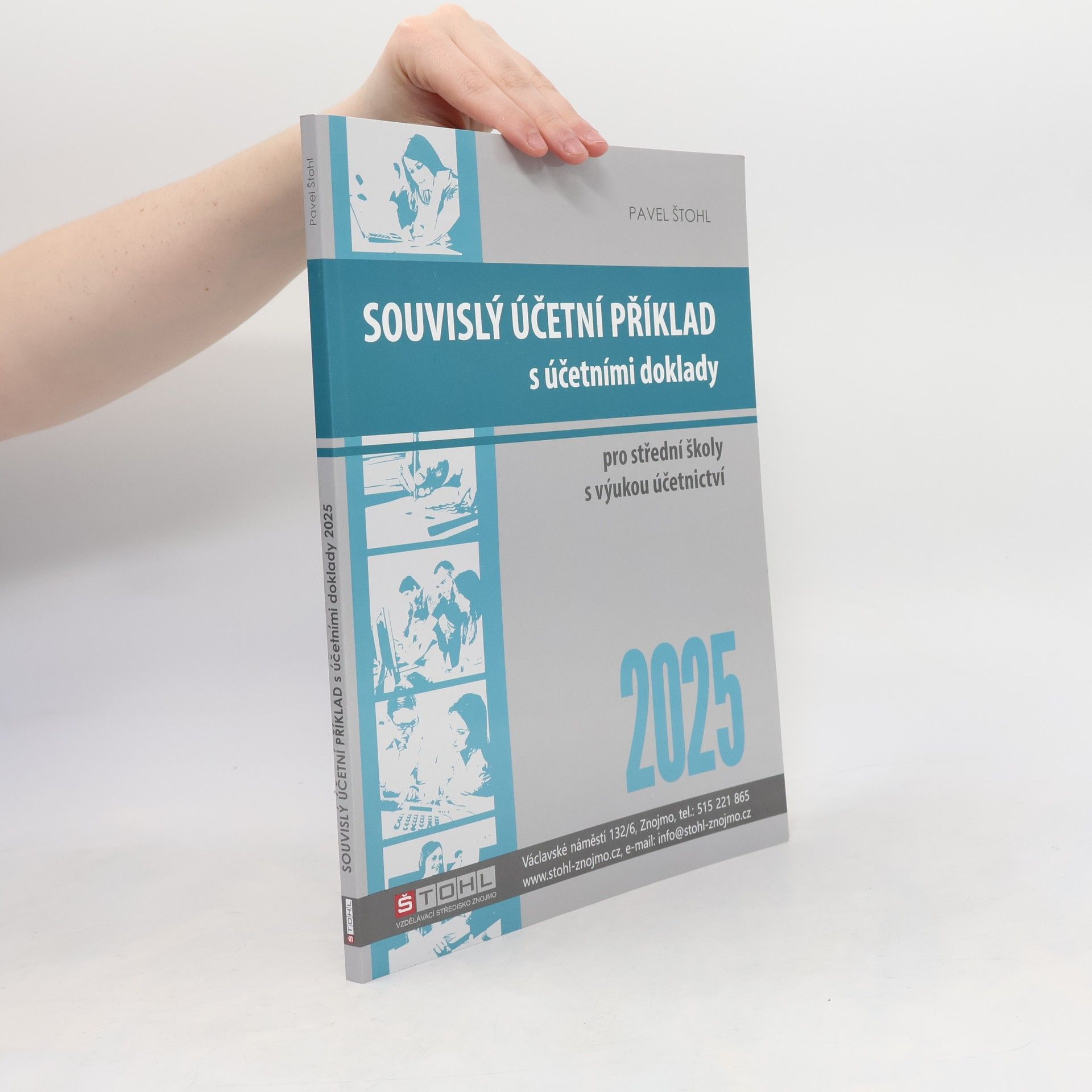 Souvislý účetní příklad s účetními doklady 2025