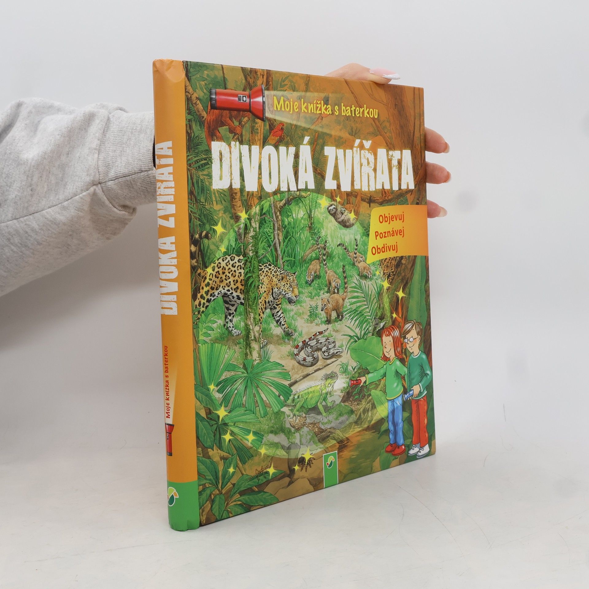 Collectif d'auteurs Moje knížka s baterkou : Divoká zvířata