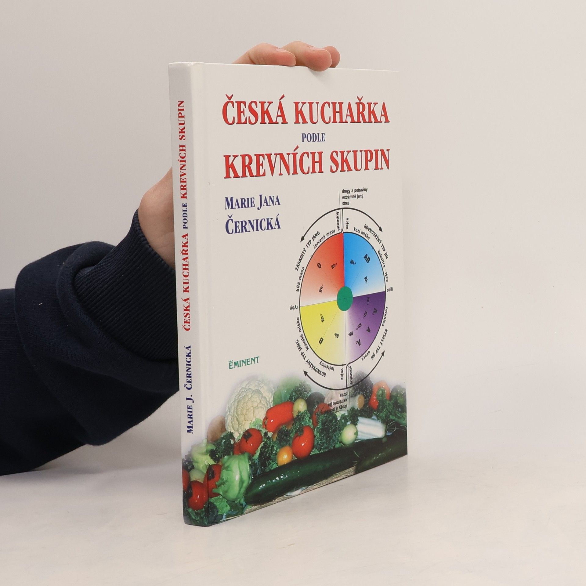 Marie Jana Černická Česká kuchařka podle krevních skupin