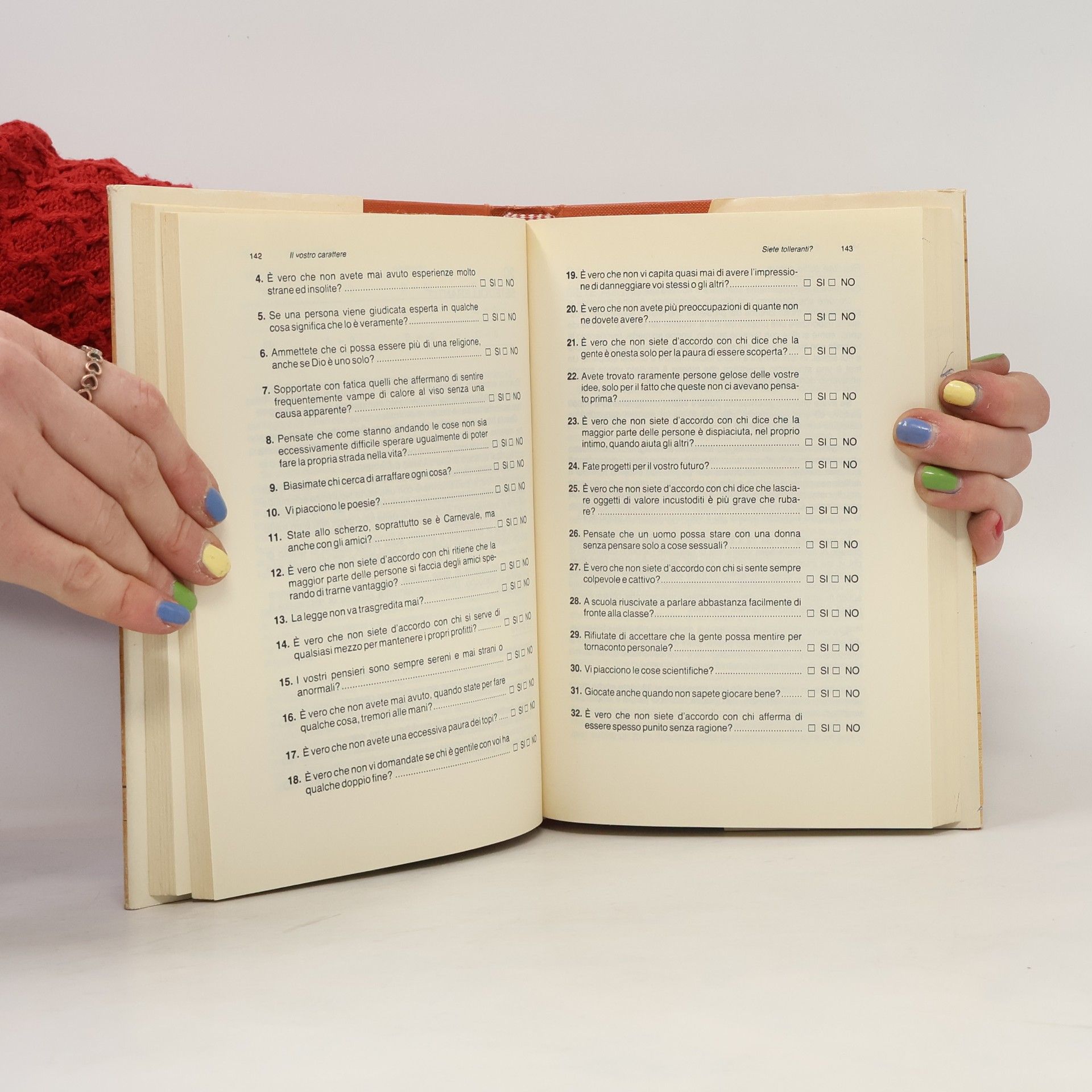 Silvio Valseschini Il libro dei test