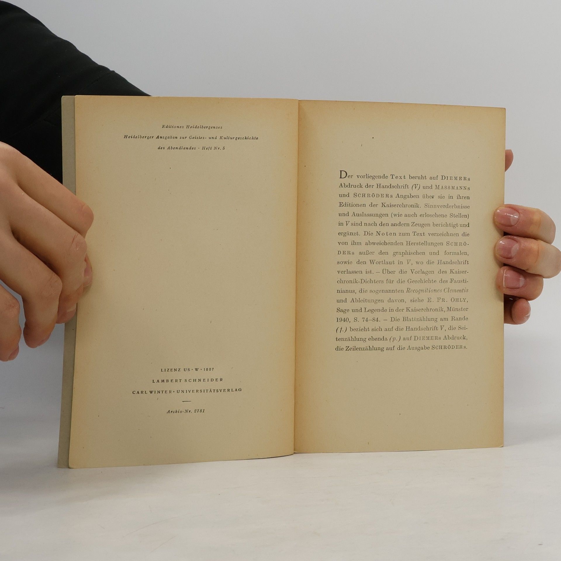 Autorenkollektiv Die Kaiserchronik