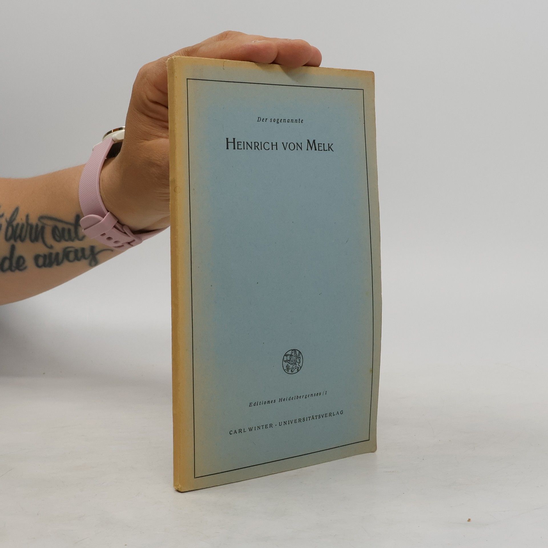 Richard Kienast Der sogenannte Heinrich von Melk