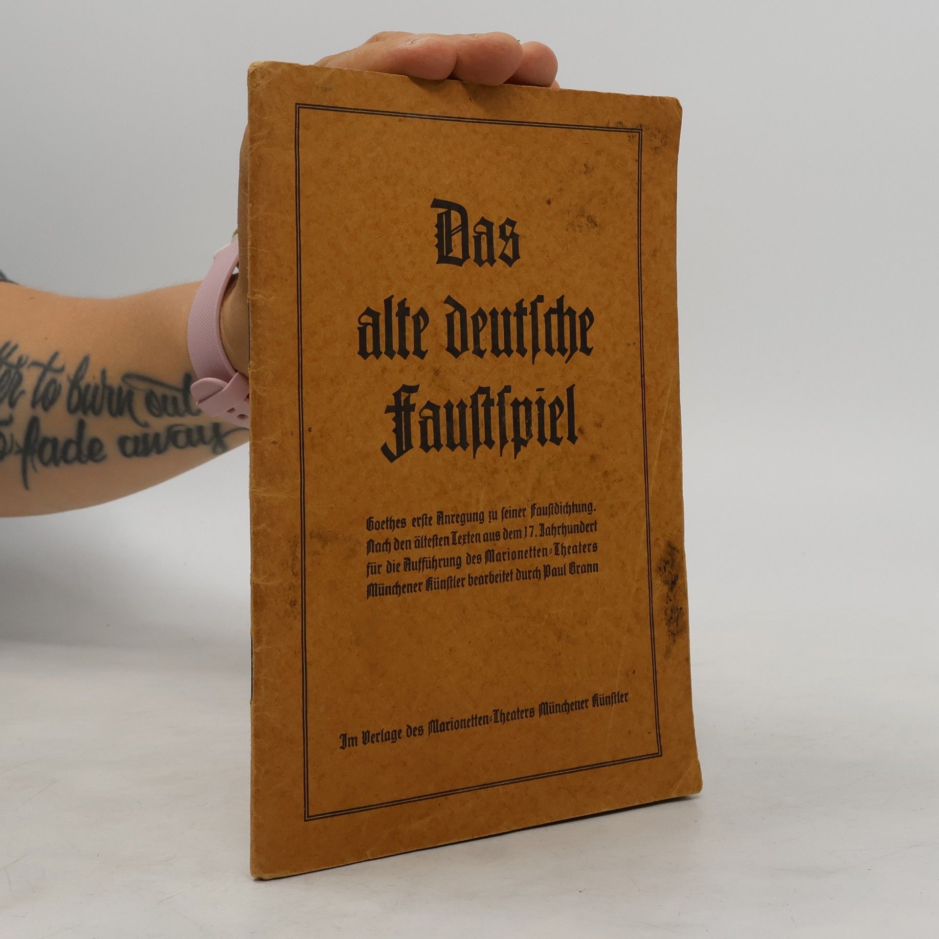 Kolektív autorov Das alte deutsche Faustspiel
