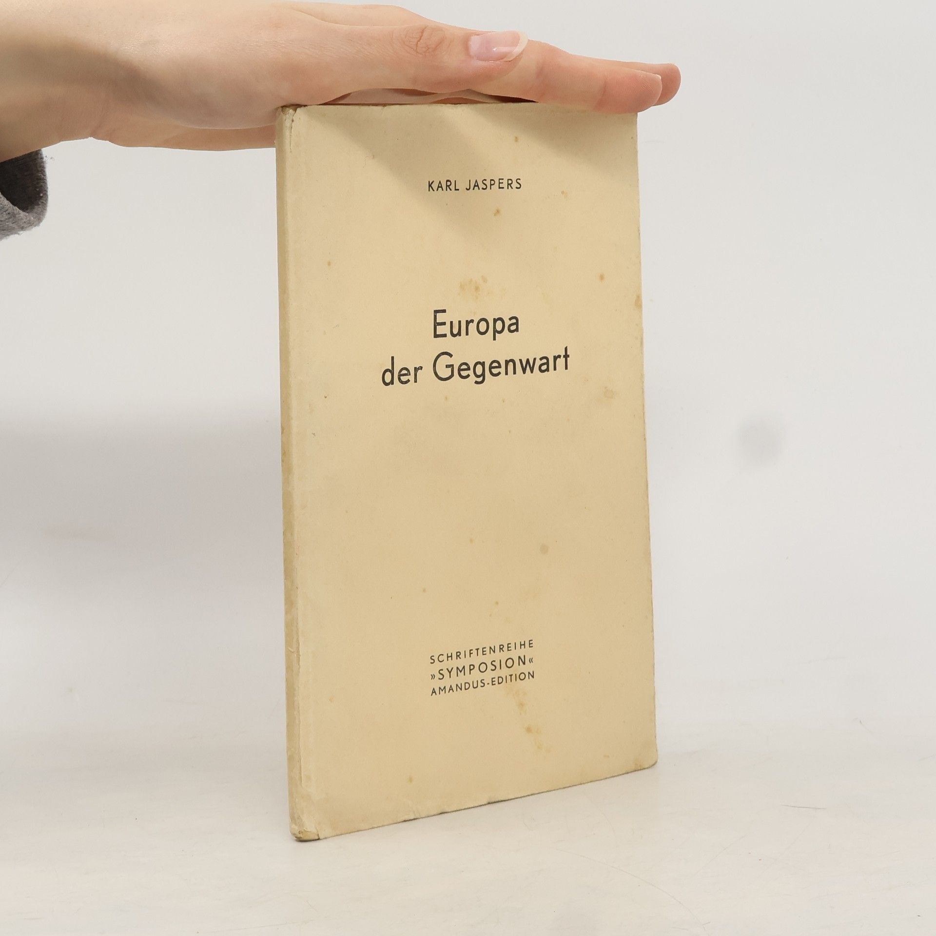 Karl Jaspers Europa der Gegenwart