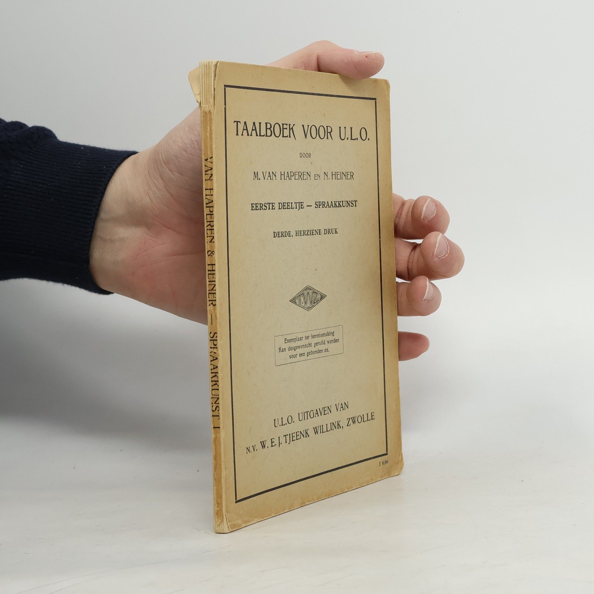 M. van Haperen Taalboek voor U.L.O.