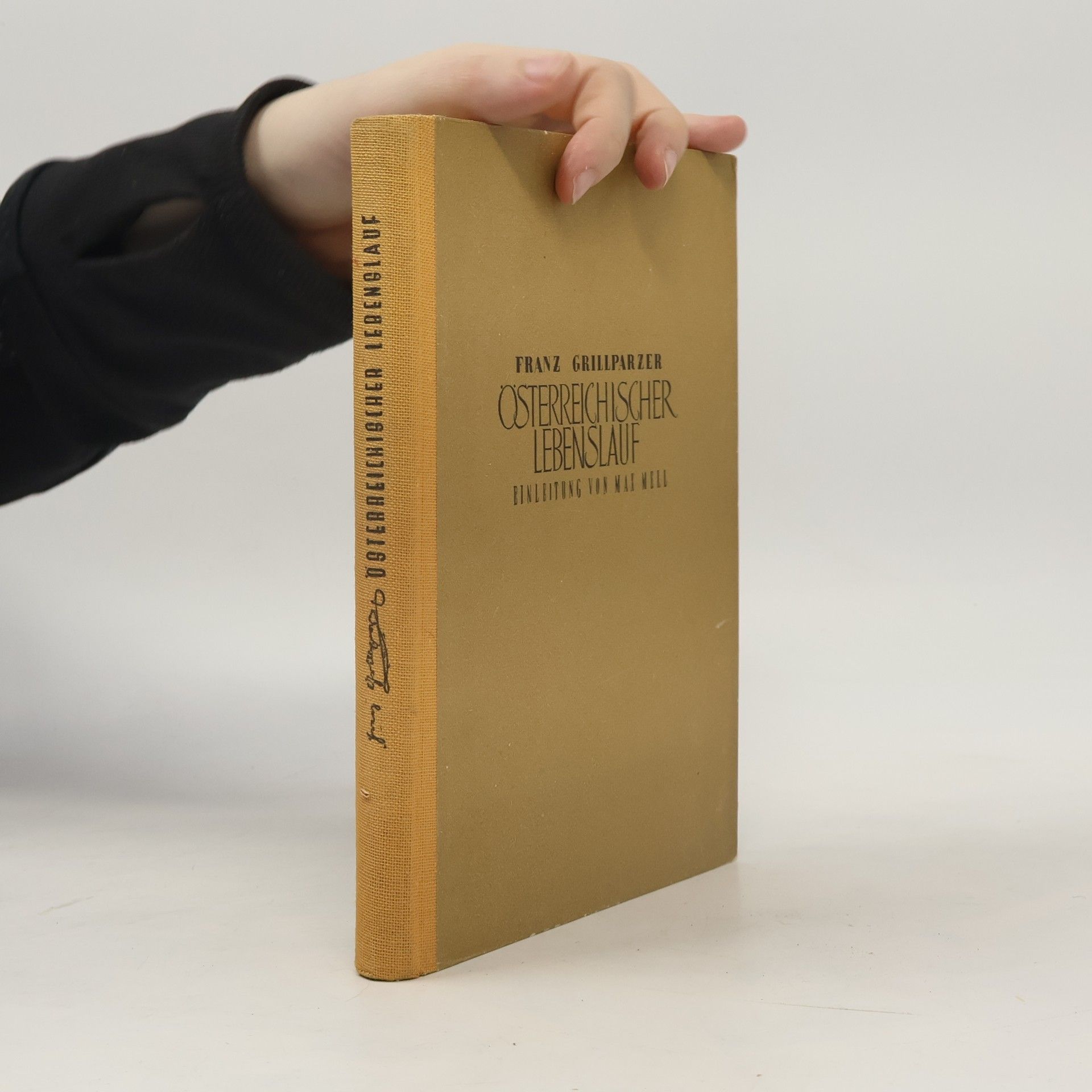 Franz Grillparzer Österreichischer Lebenslauf