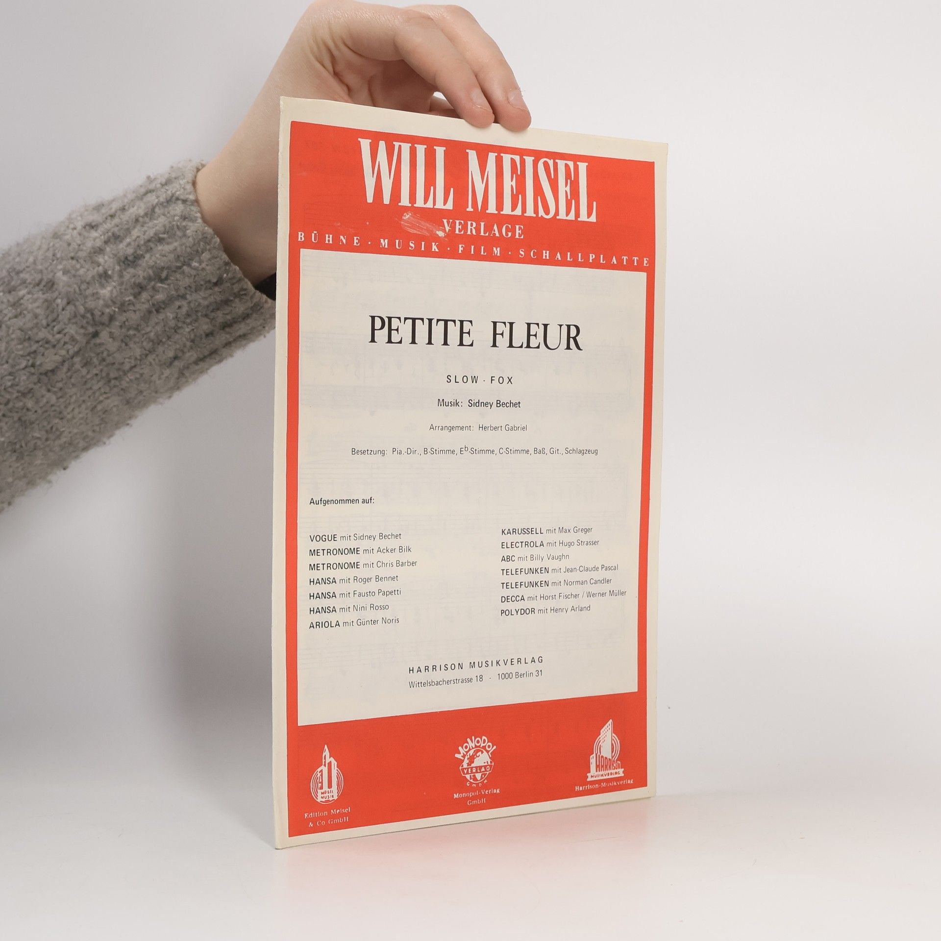 Sidney Bechet Petite Fleur