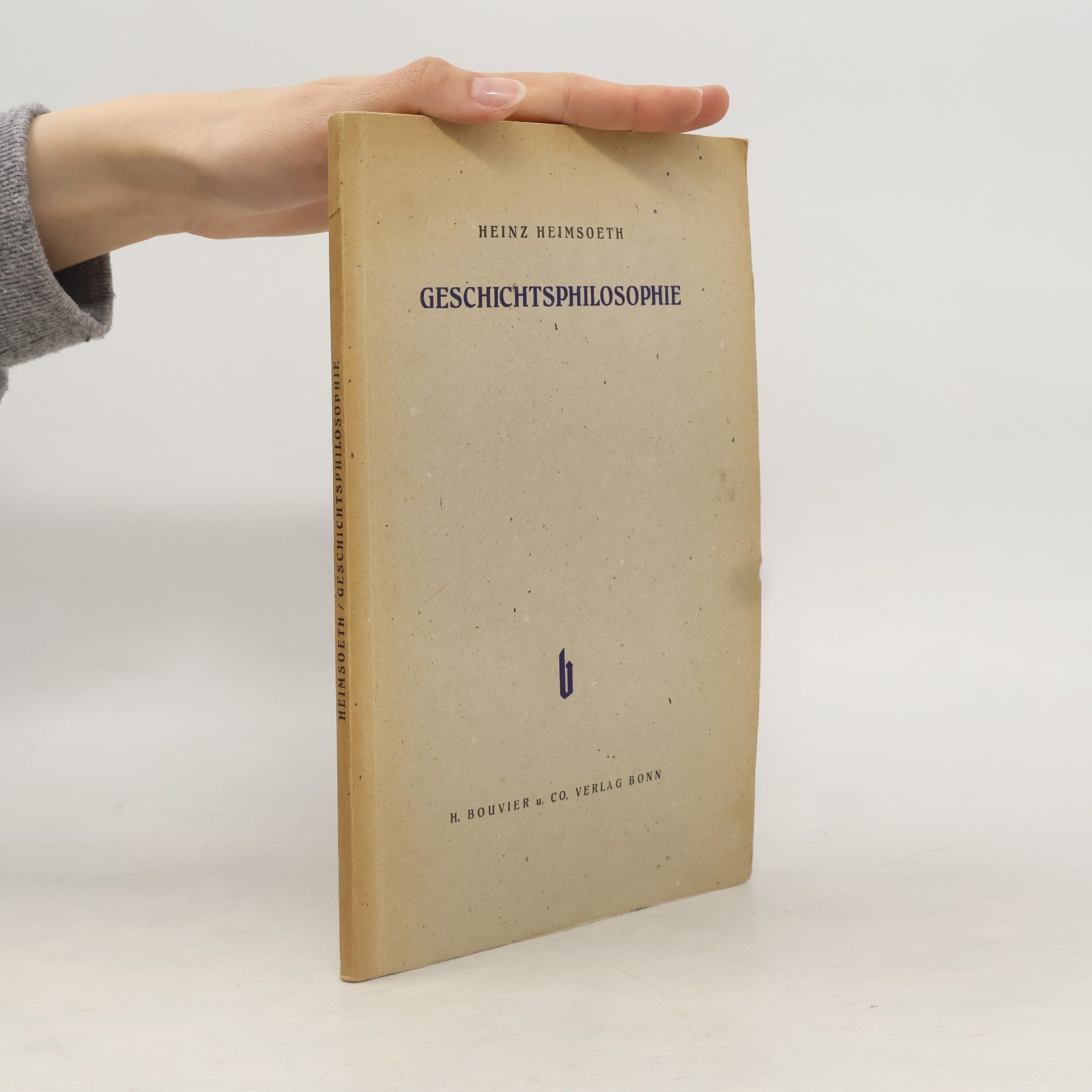 Heinz Heimsoeth Geschichtsphilosophie