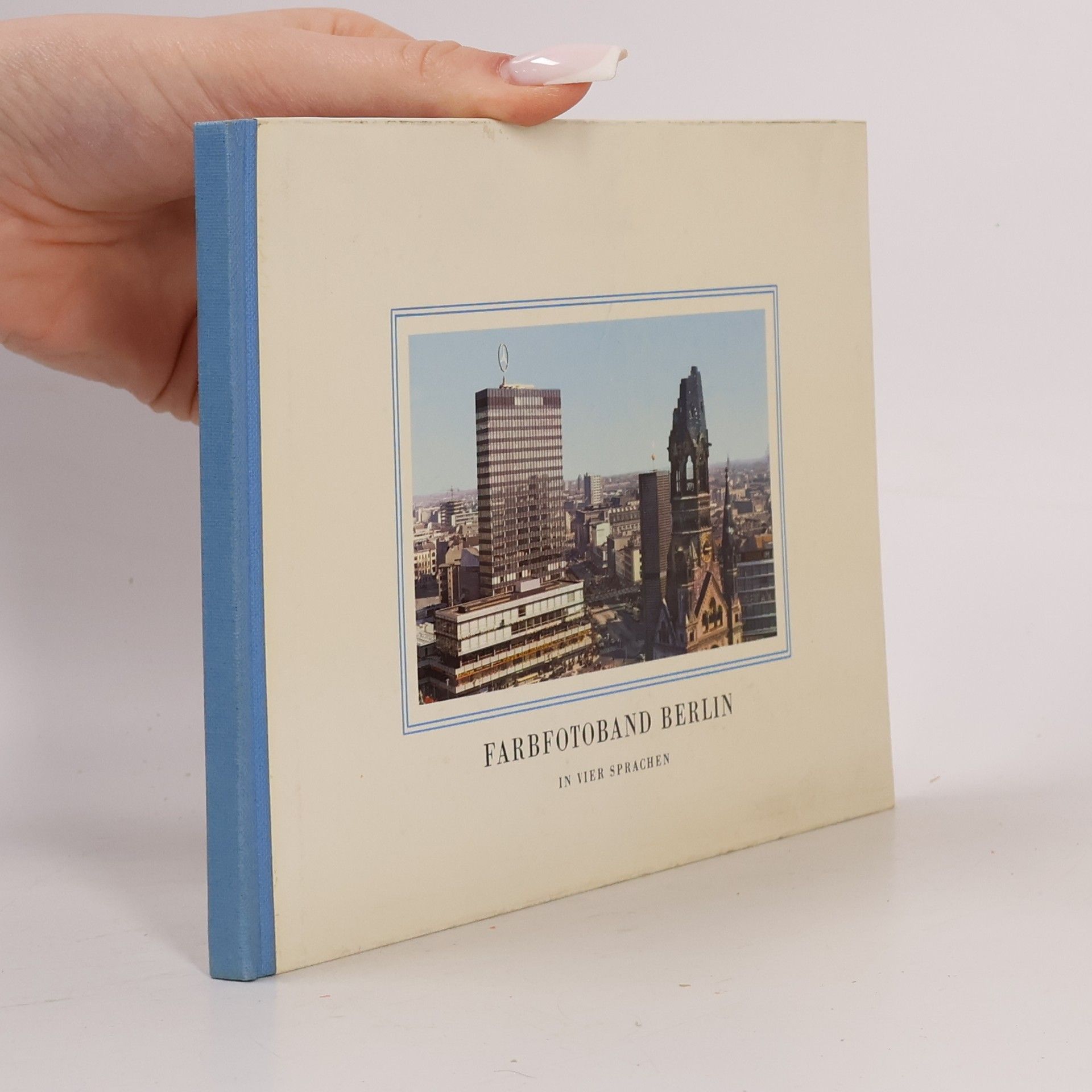 Collectif d'auteurs Farbfotoband Berlin in vier Sprachen