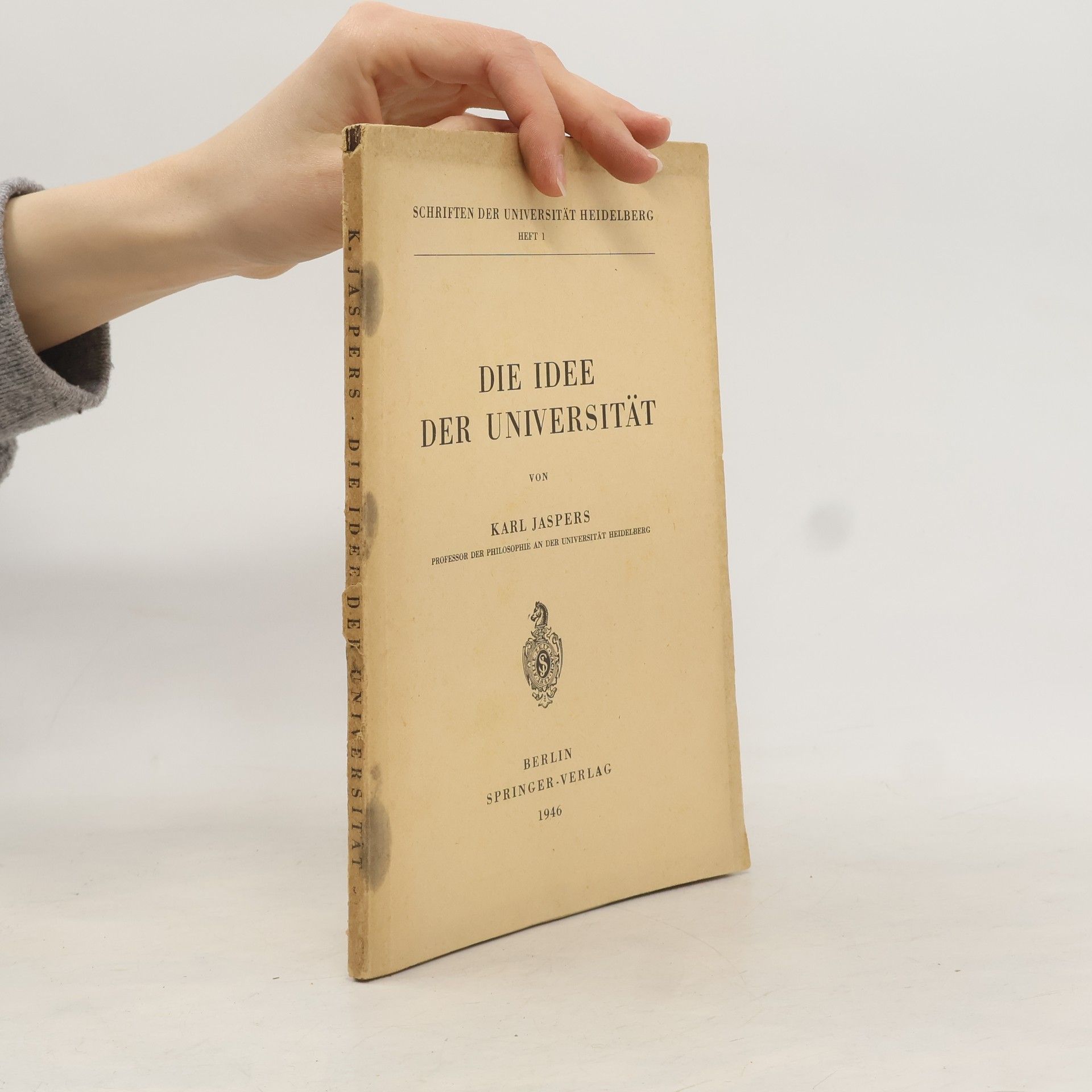 Karl Jaspers Die Idee der Universität