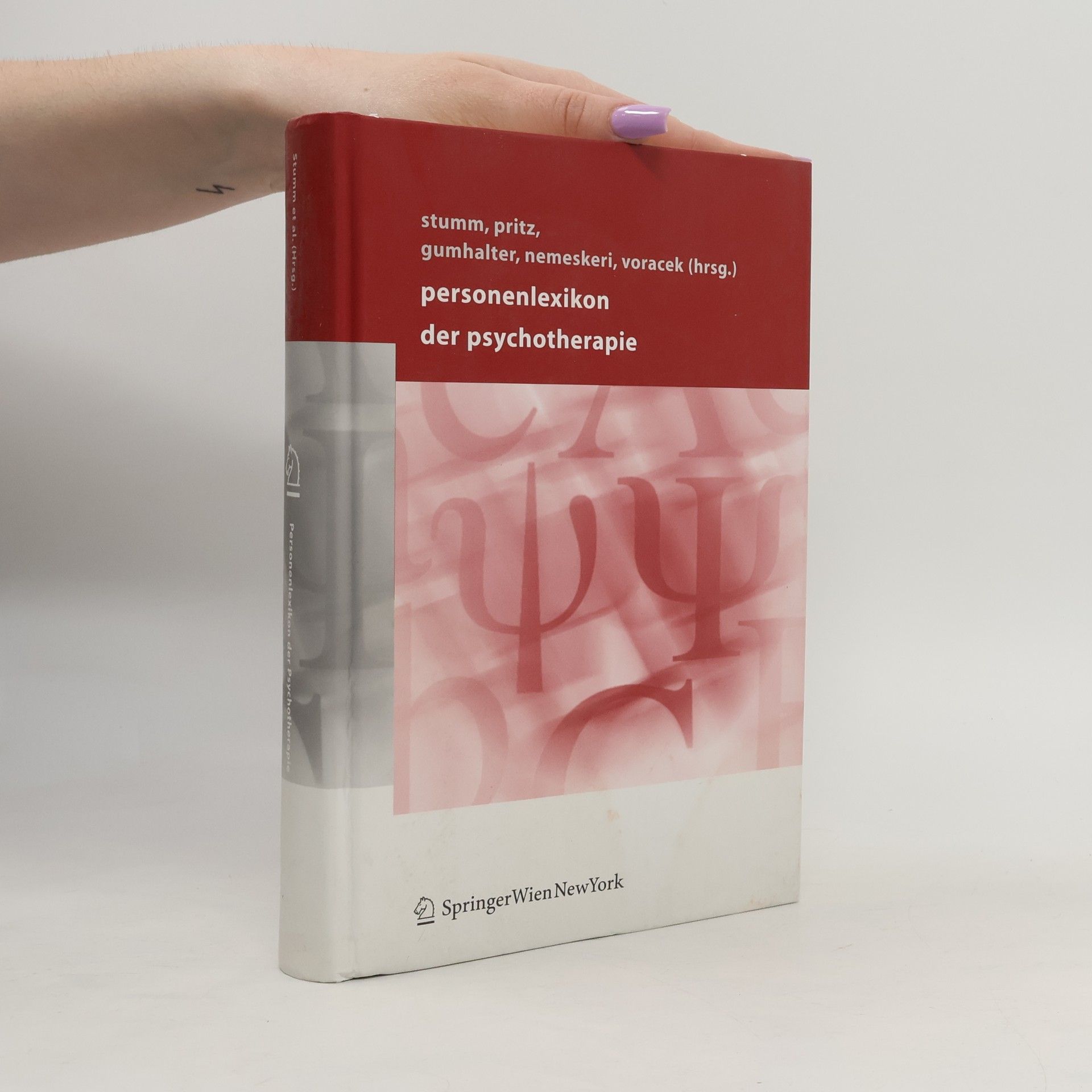 Gerhard Stumm Personenlexikon der Psychotherapie