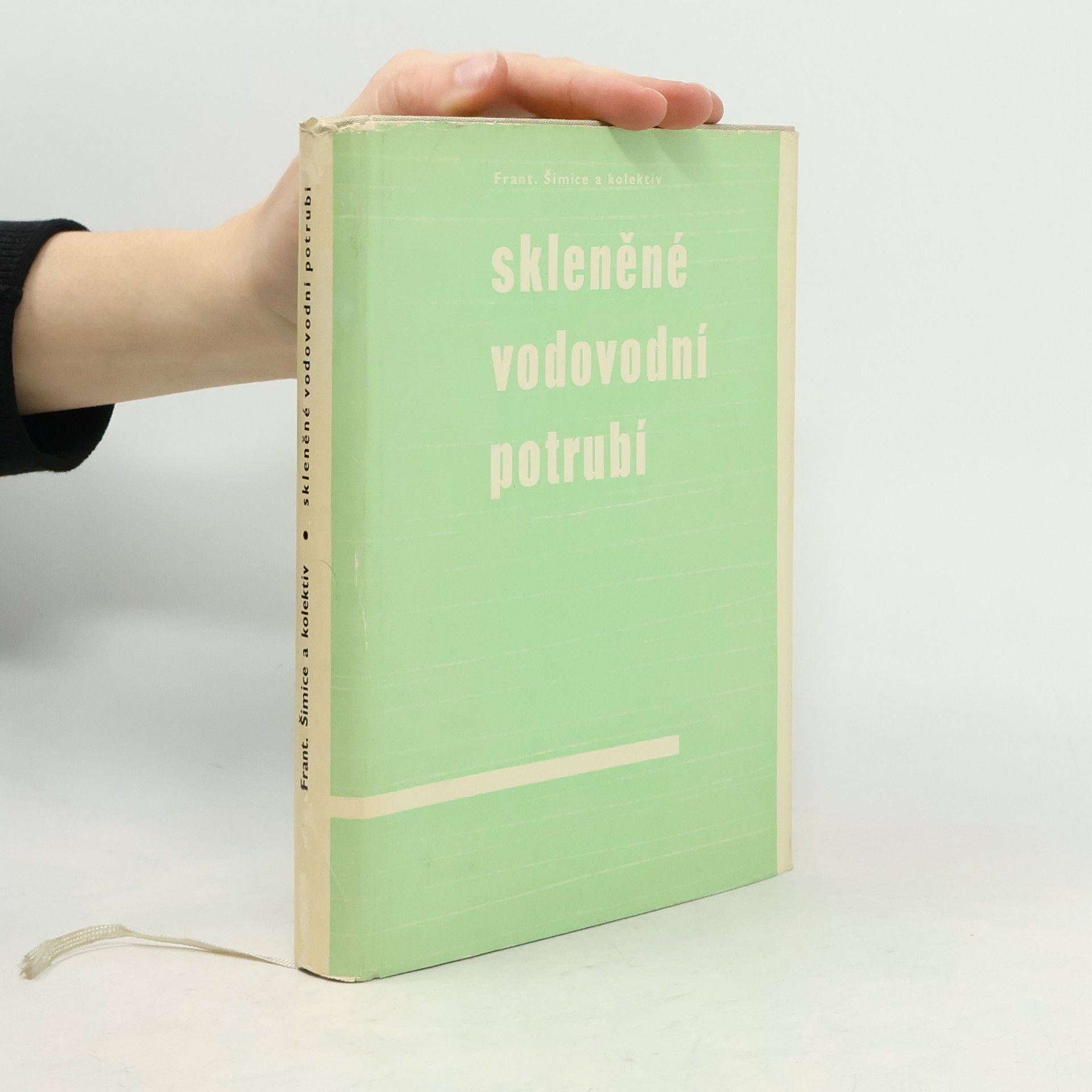 František Šimíček Skleněné vodovodní potrubí