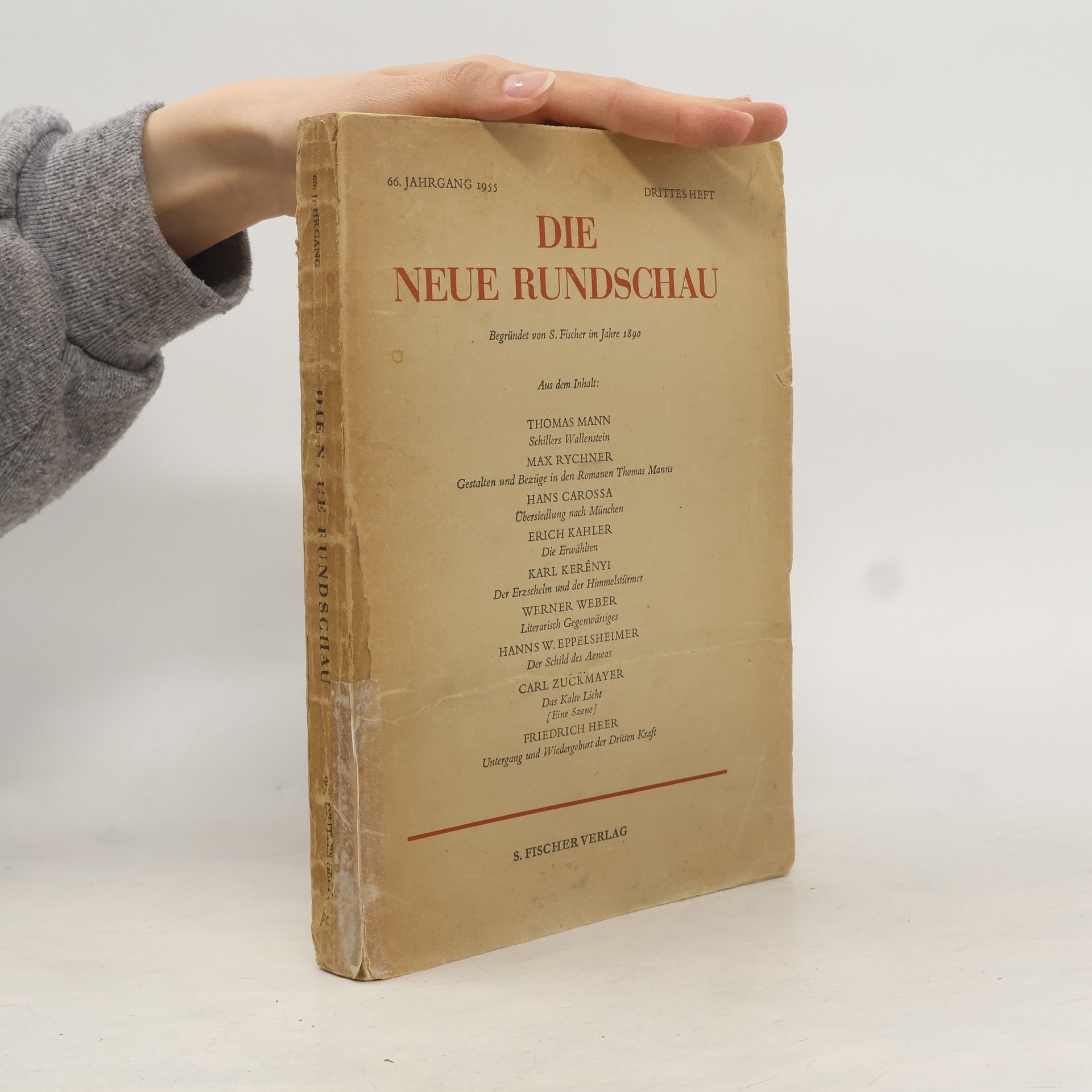 Kolektív autorov Die neue Rundschau 66. Jahrgang 1955. Drittes Heft