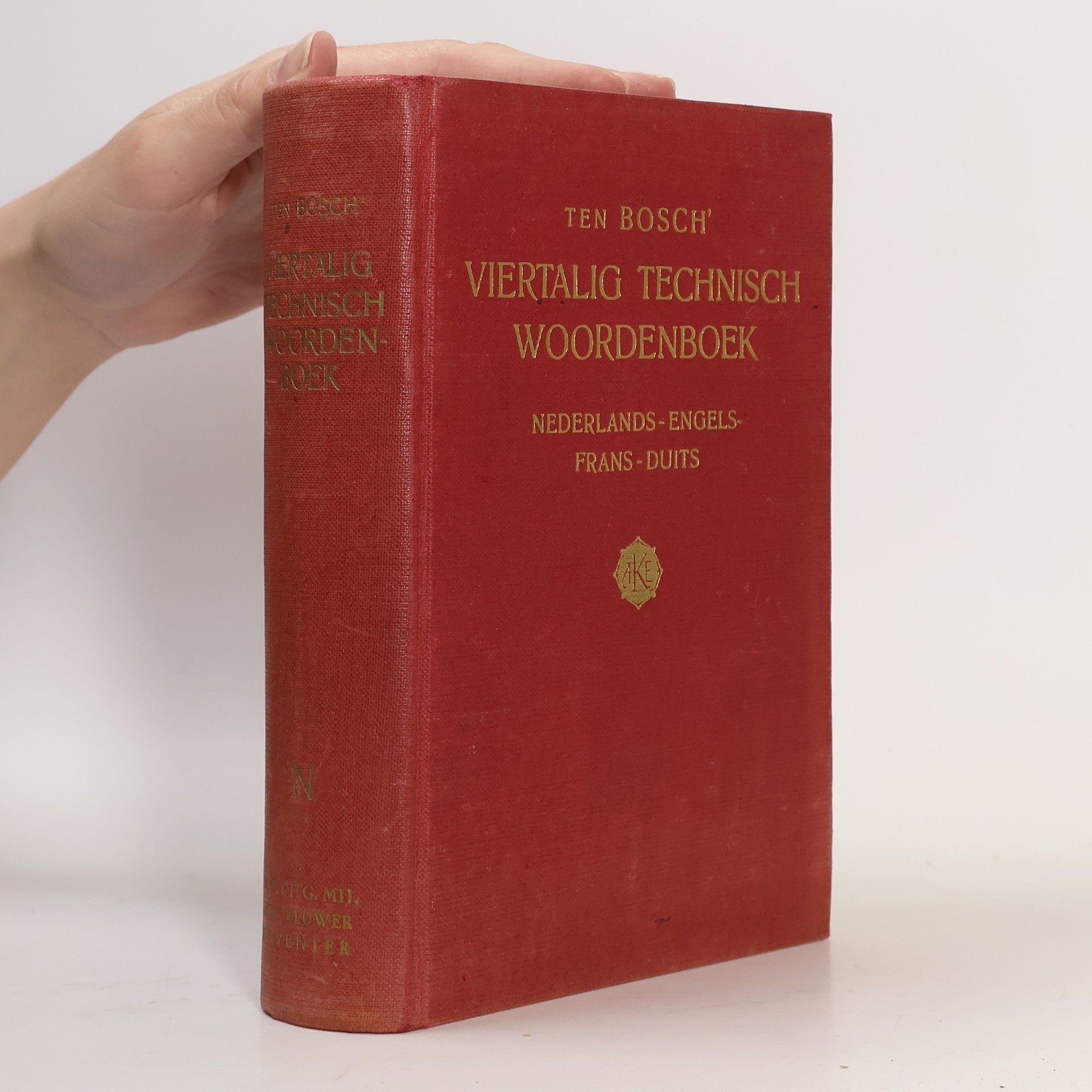 E. L. Oberg Ten Bosch' viertalig technisch woordenboek
