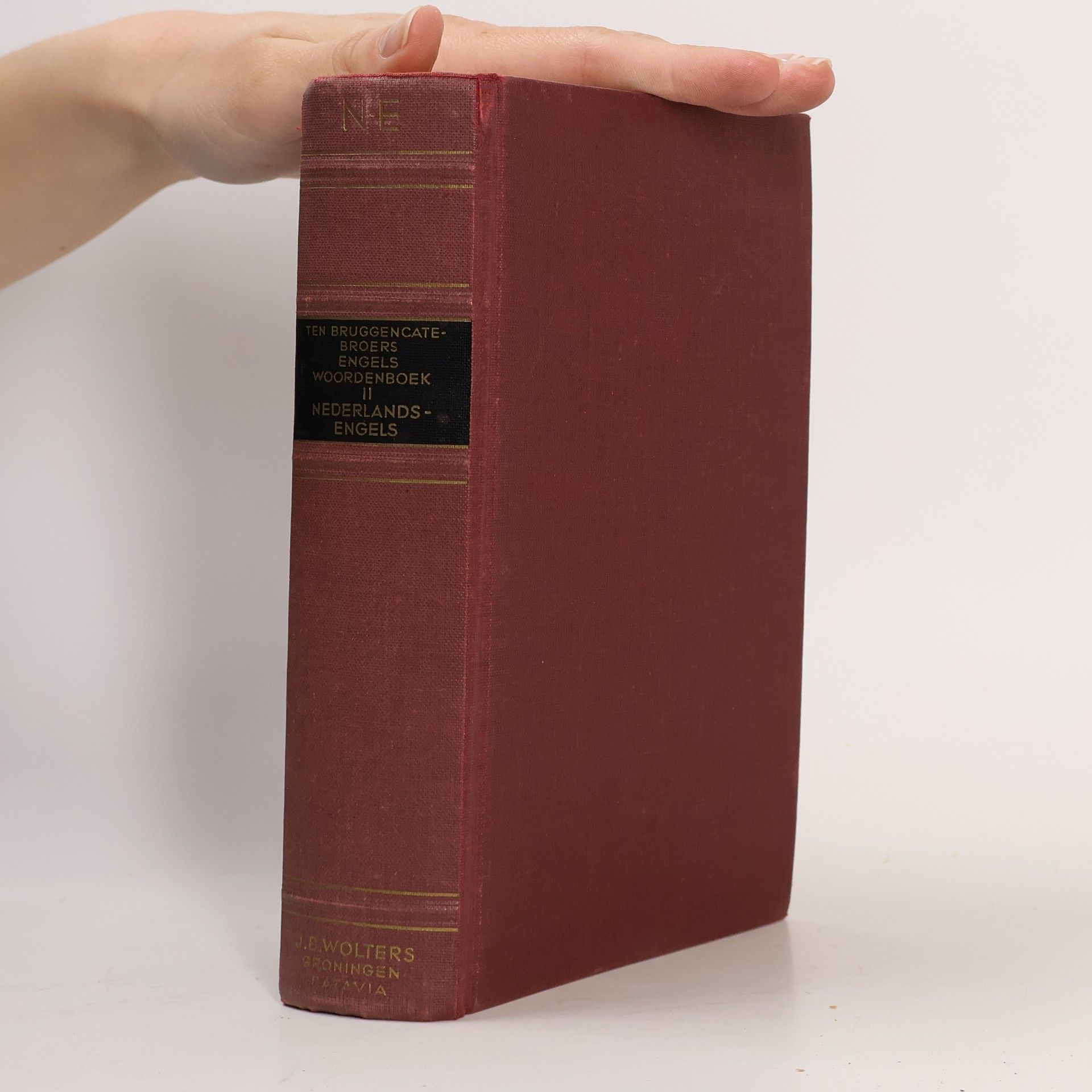 K. ten Bruggencate Engels Woordenboek (Tweed Deel: Nederlands-Engels)