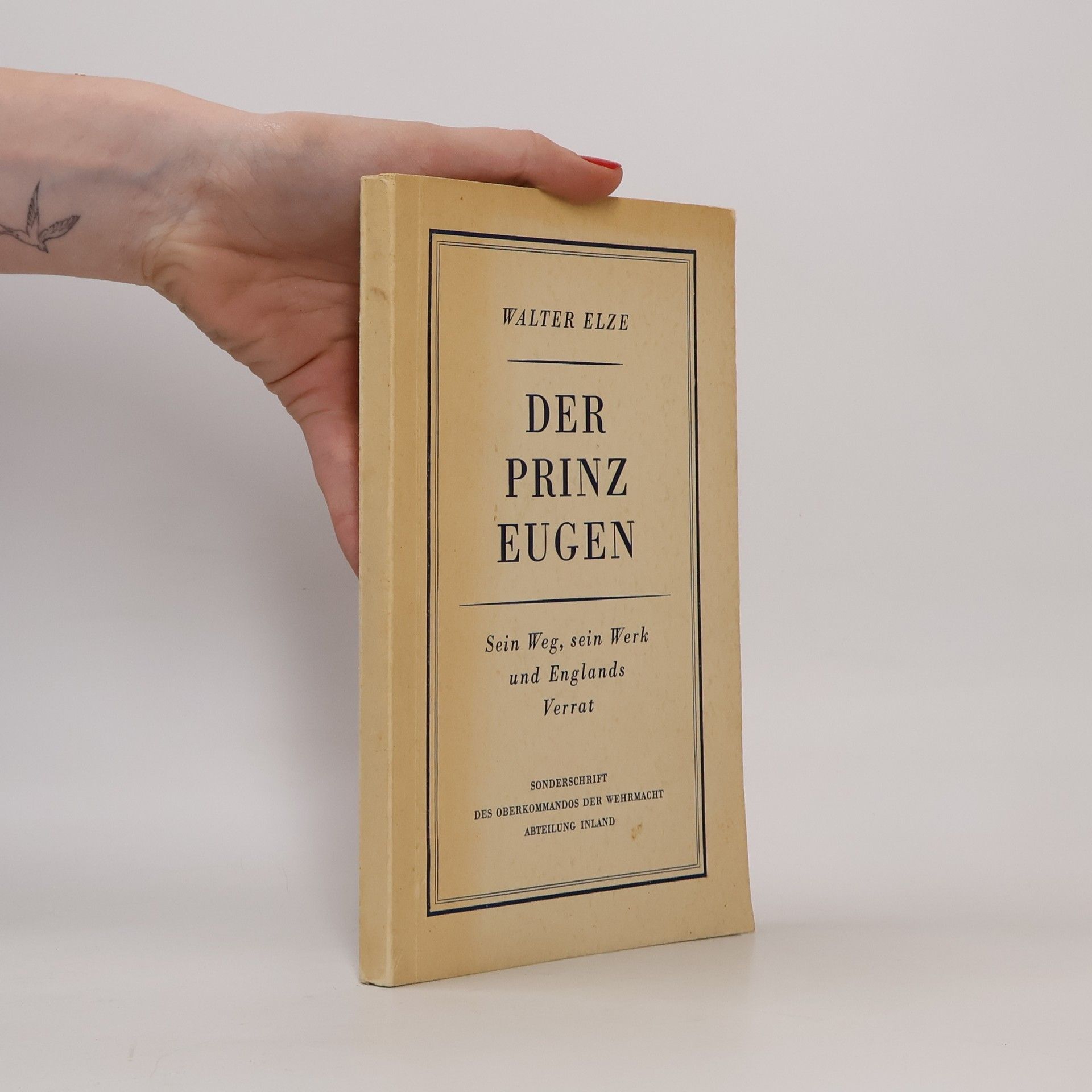 Walter Elze Der Prinz Eugen