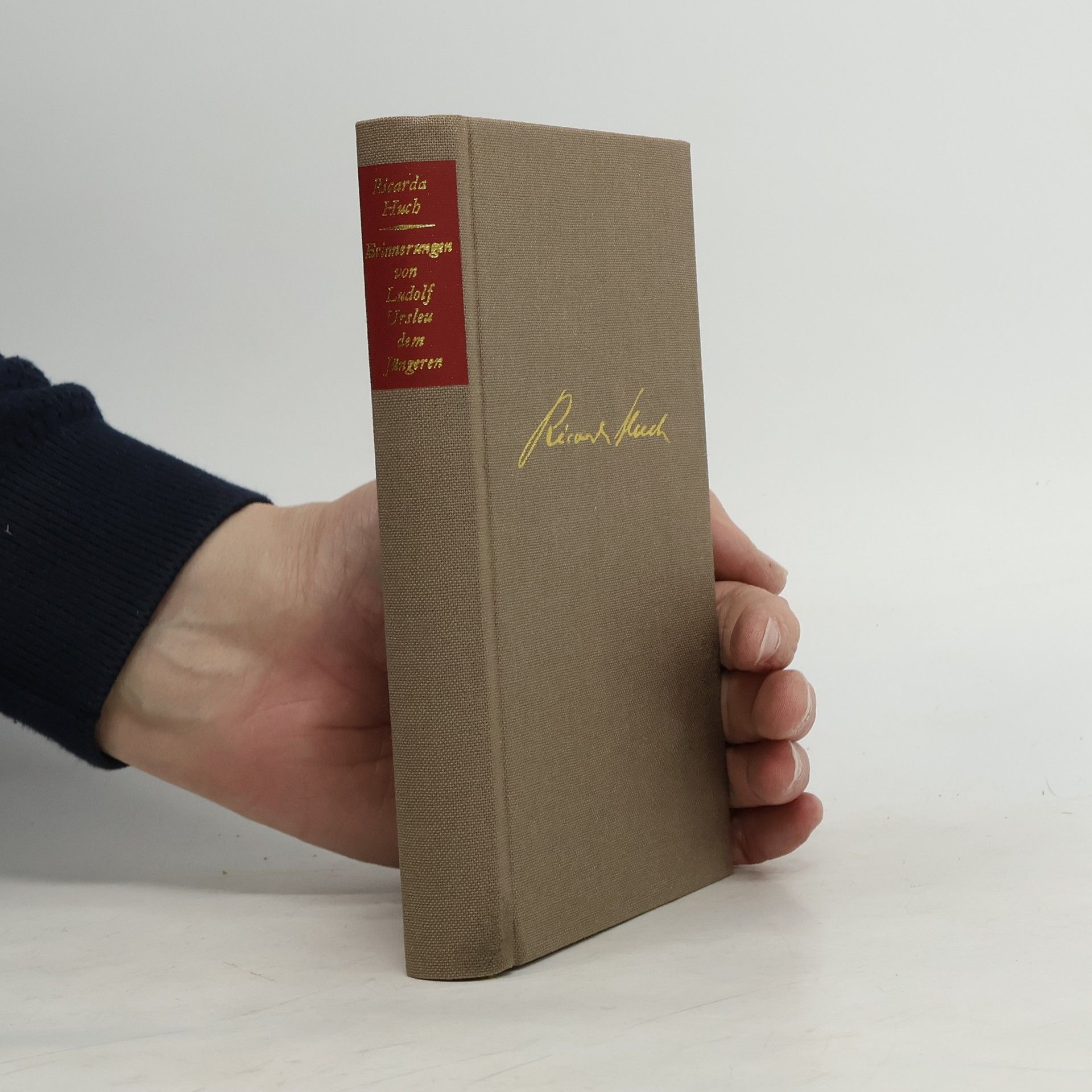 Ricarda Huch Erinnerungen von Ludolf Ursleu dem Juengeren
