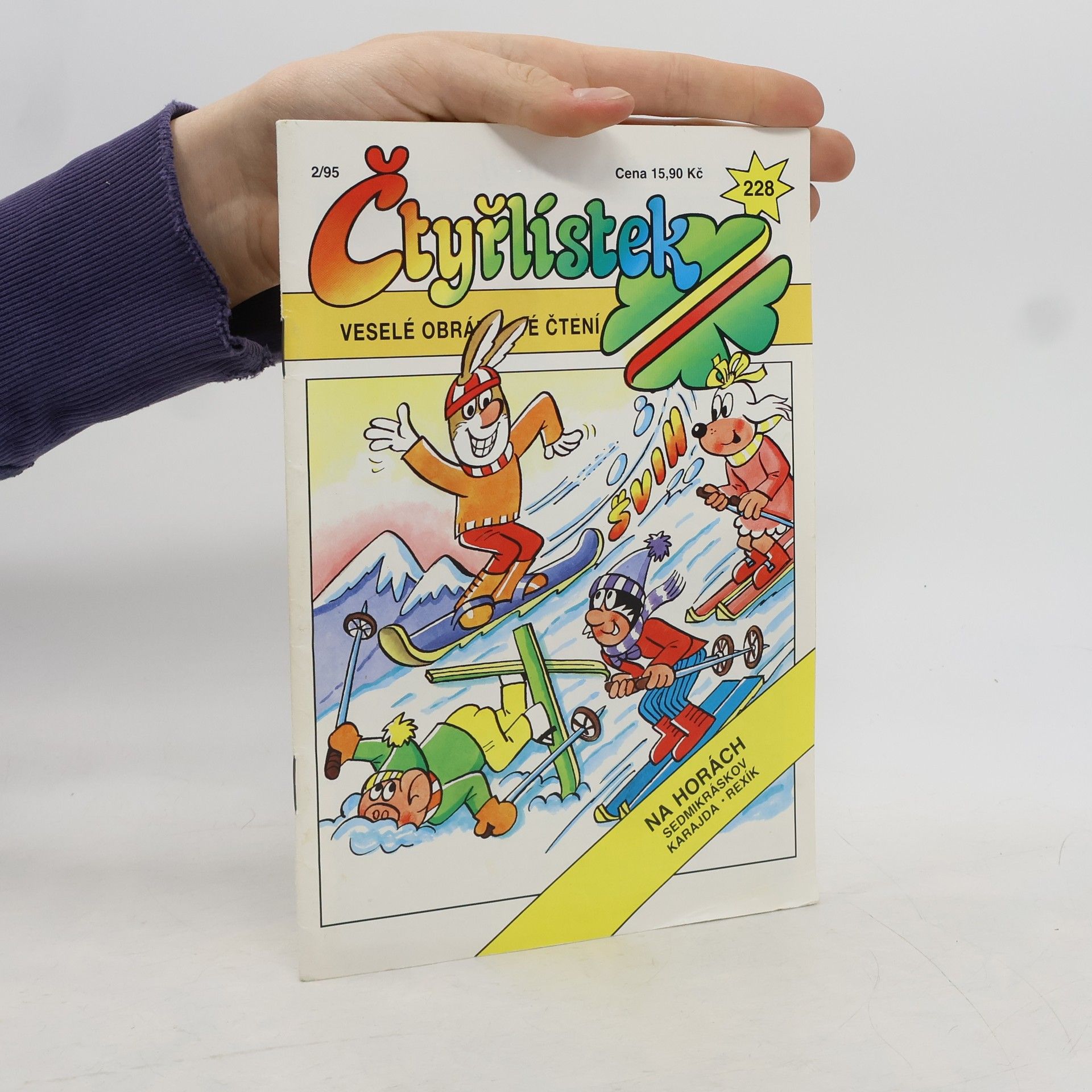 Collectif d'auteurs Čtyřlístek 228, 2/1995. Na horách