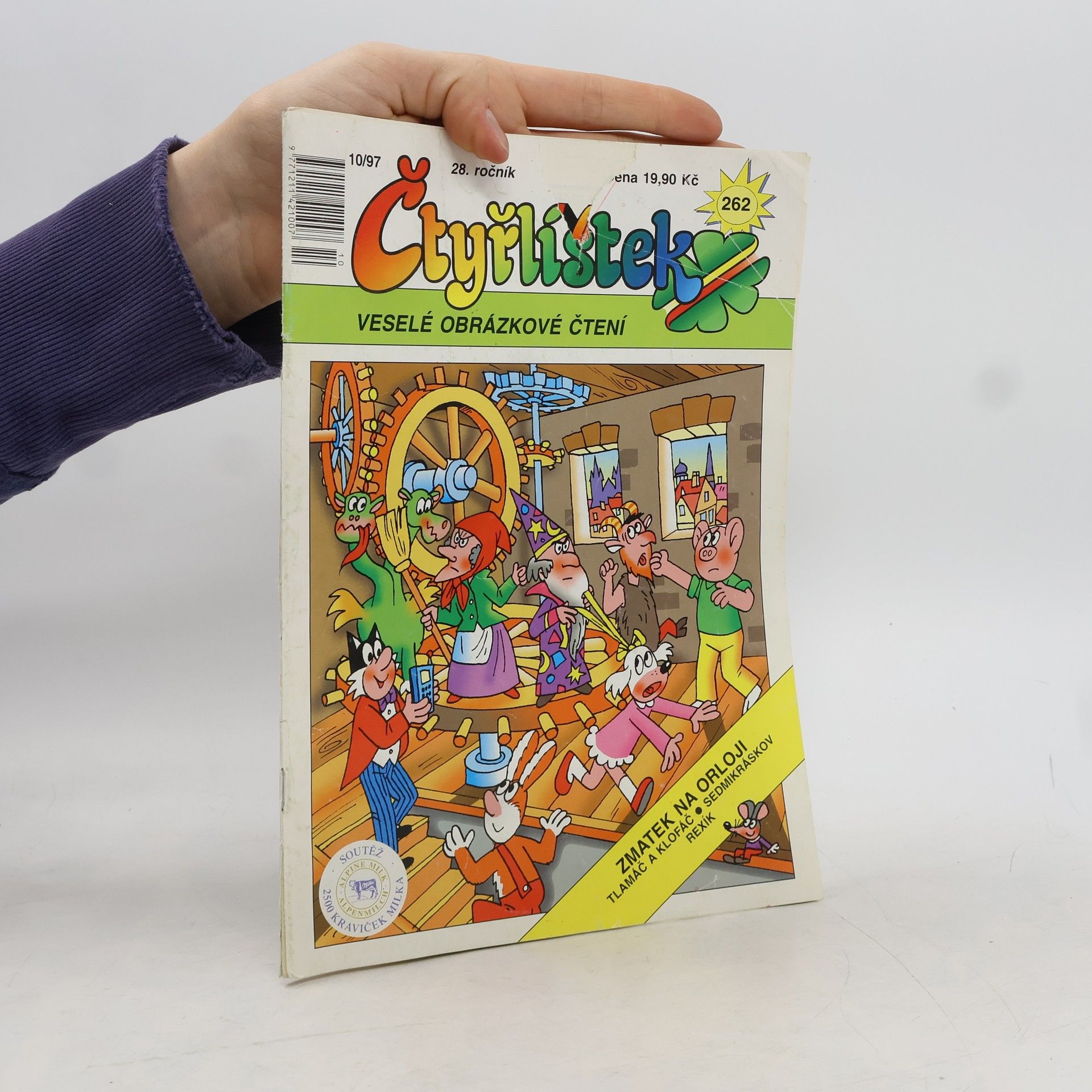 Various authors Čtyřlístek 262. 10/1997. Zmatek na orloji