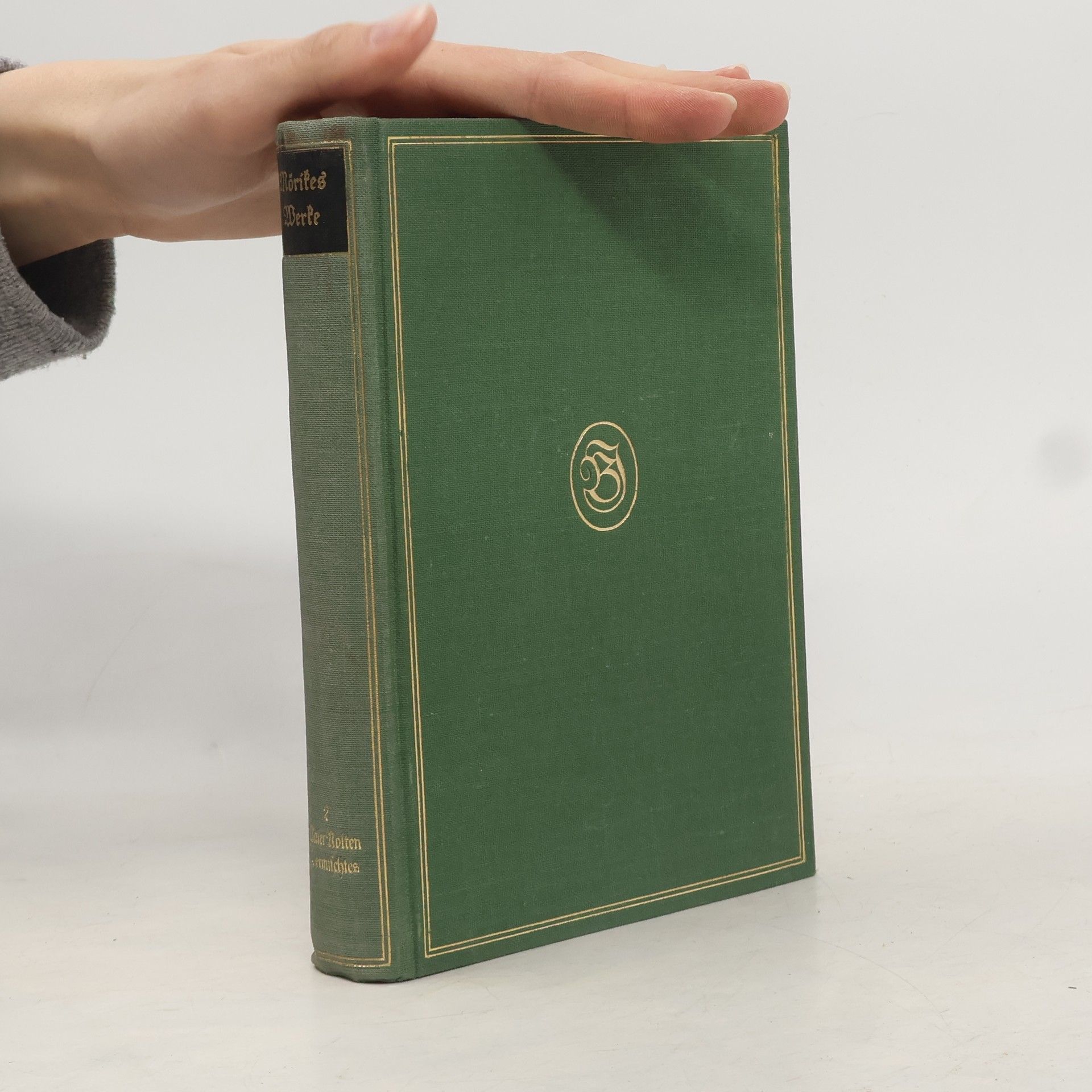 Harry Maync Mörikes Werke. 2 Band