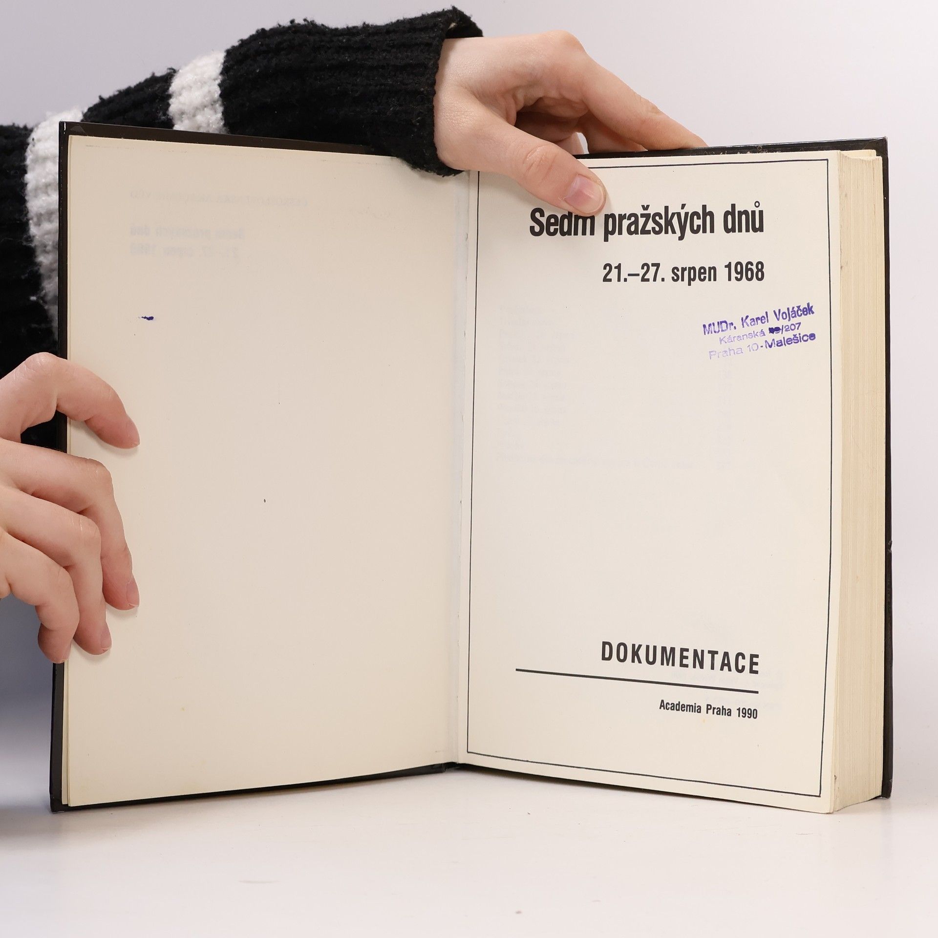 Vilém Prečan Sedm pražských dnů. 21.-27. srpen 1968
