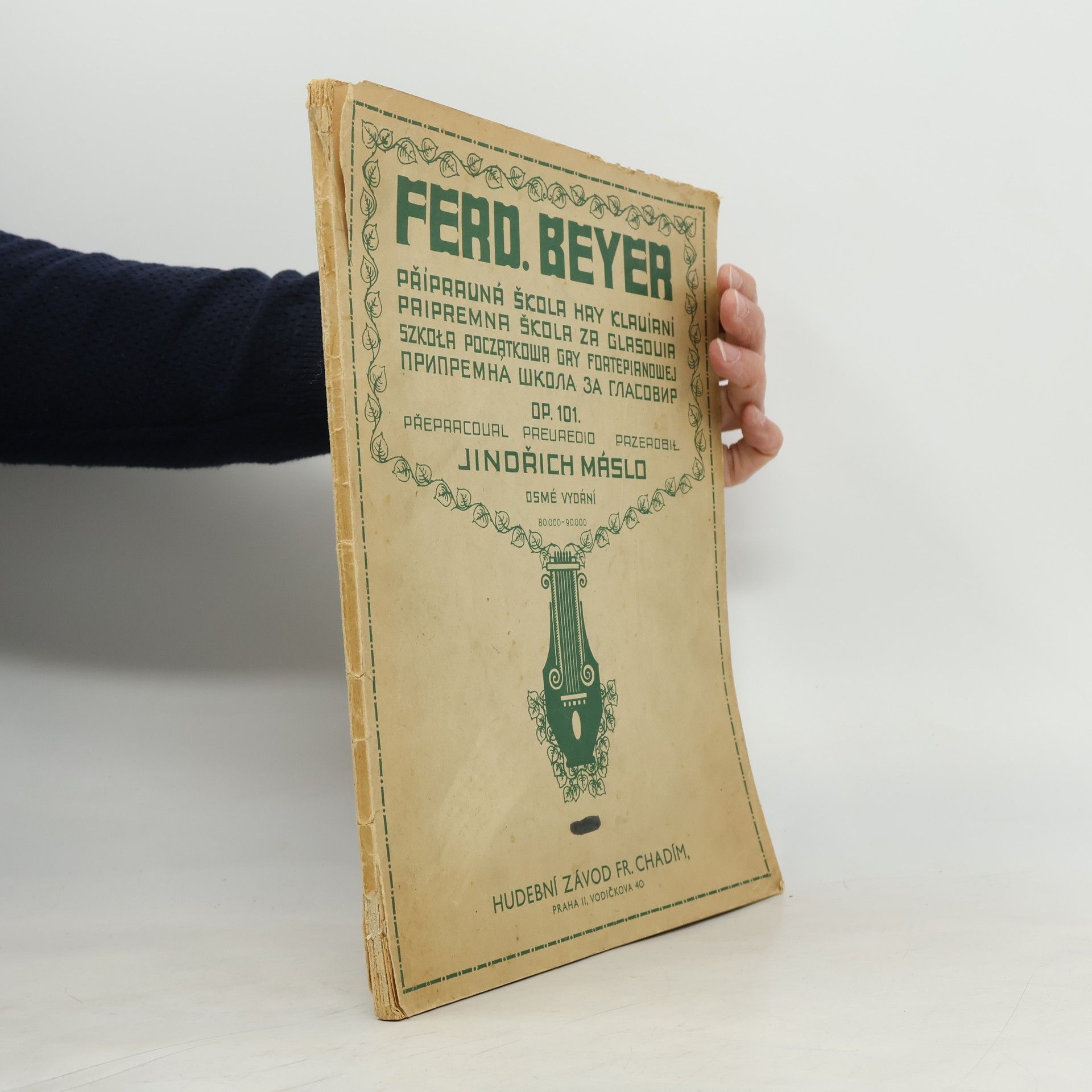 Jindřich Máslo Ferd. Beyer - Přípravná škola hry klavírní, Op. 101.