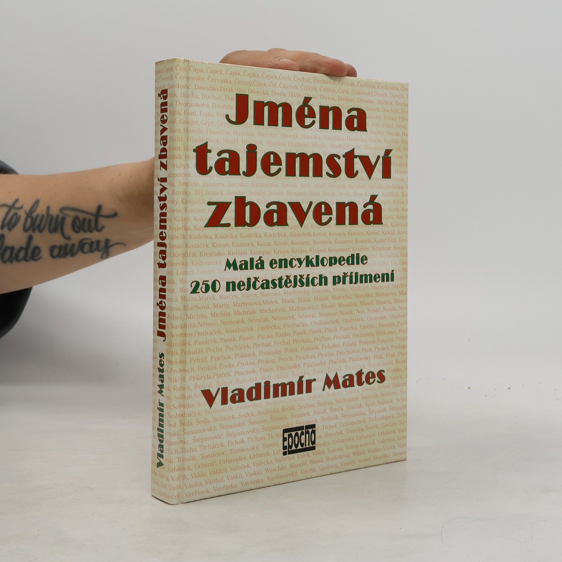 Vladimír Mates Jména tajemství zbavená. Malá encyklopedie 250 nejčastějších příjmení