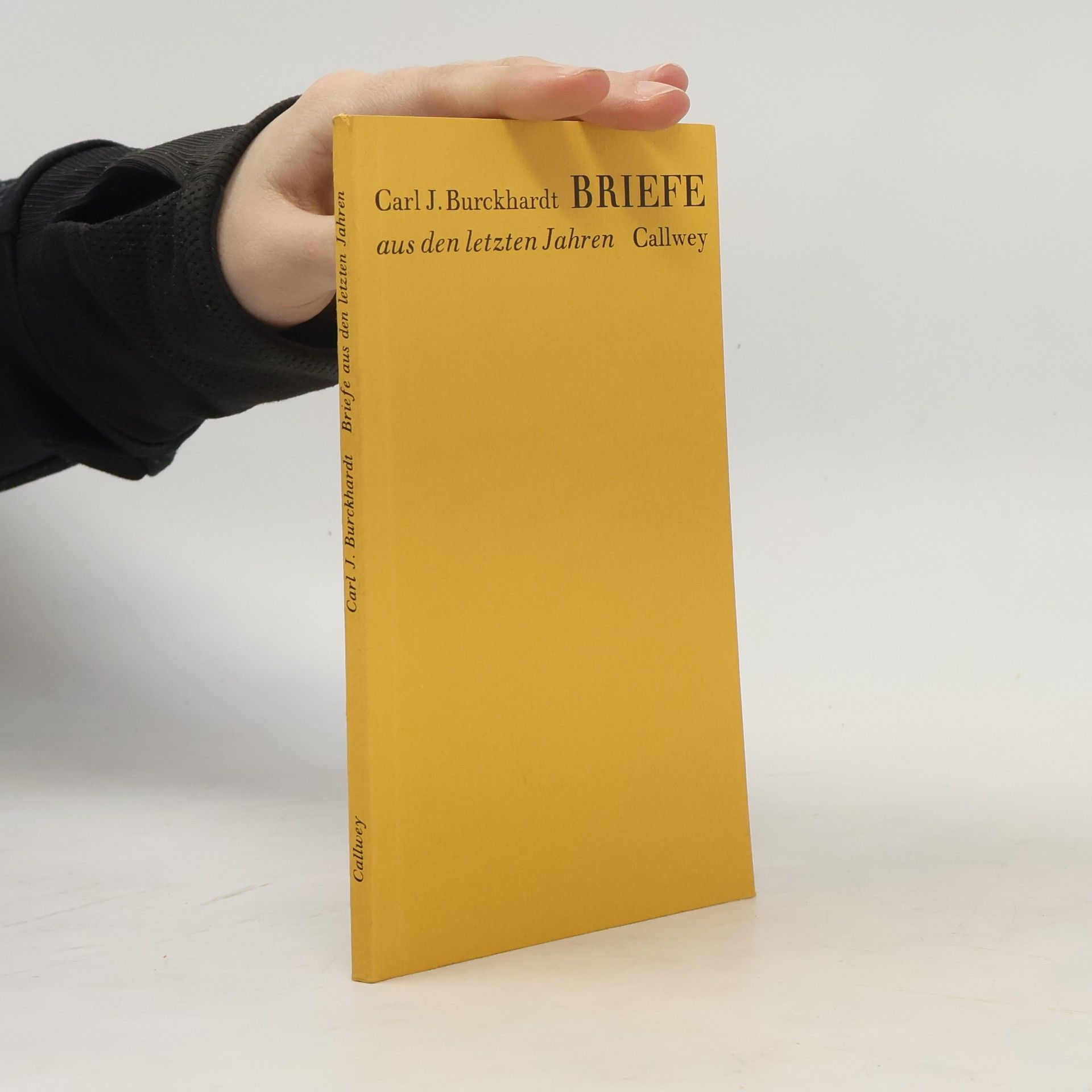 Carl Jacob Burckhardt Briefe aus den letzten Jahren