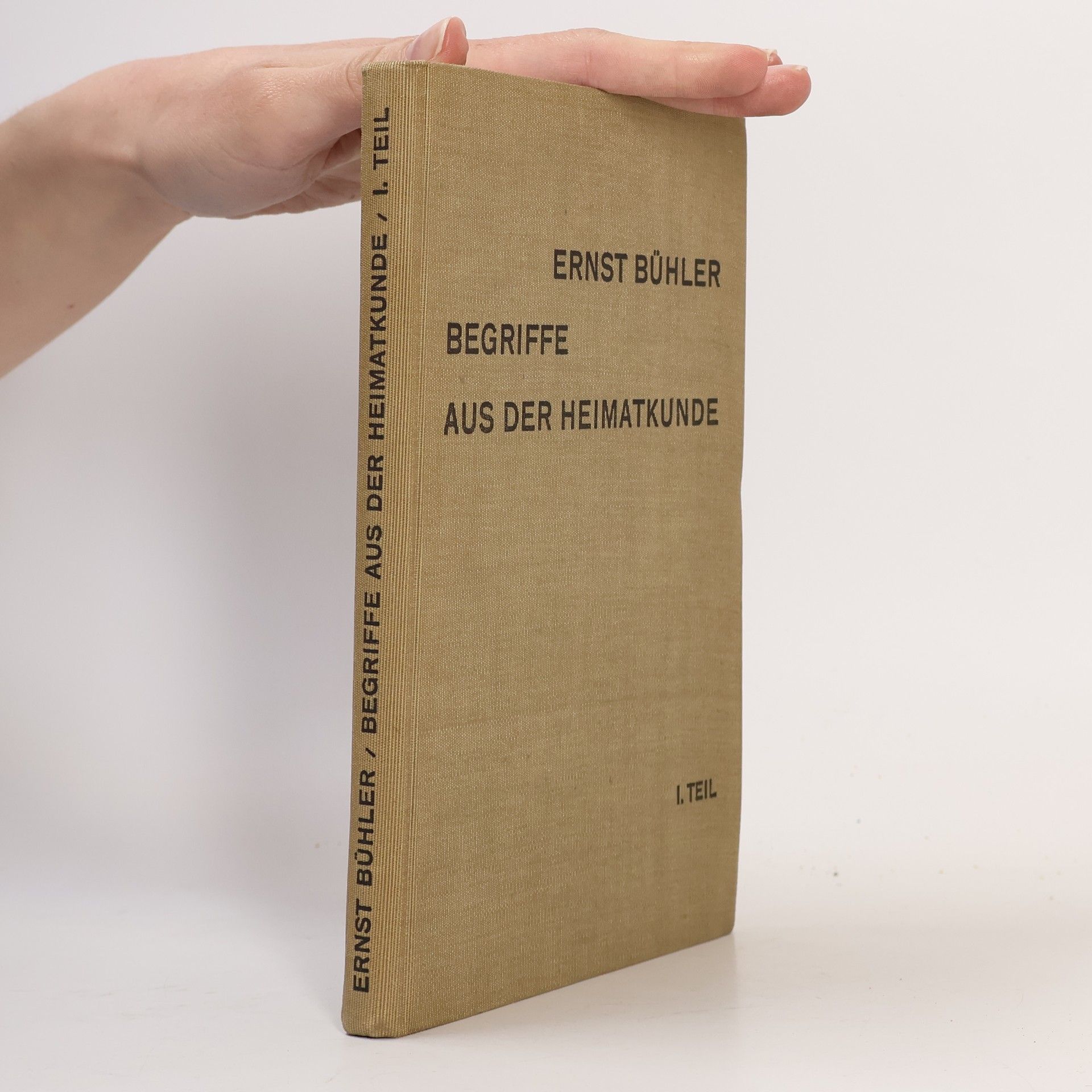 Ernst Bühler Begriffe aus der Heimatkunde 1