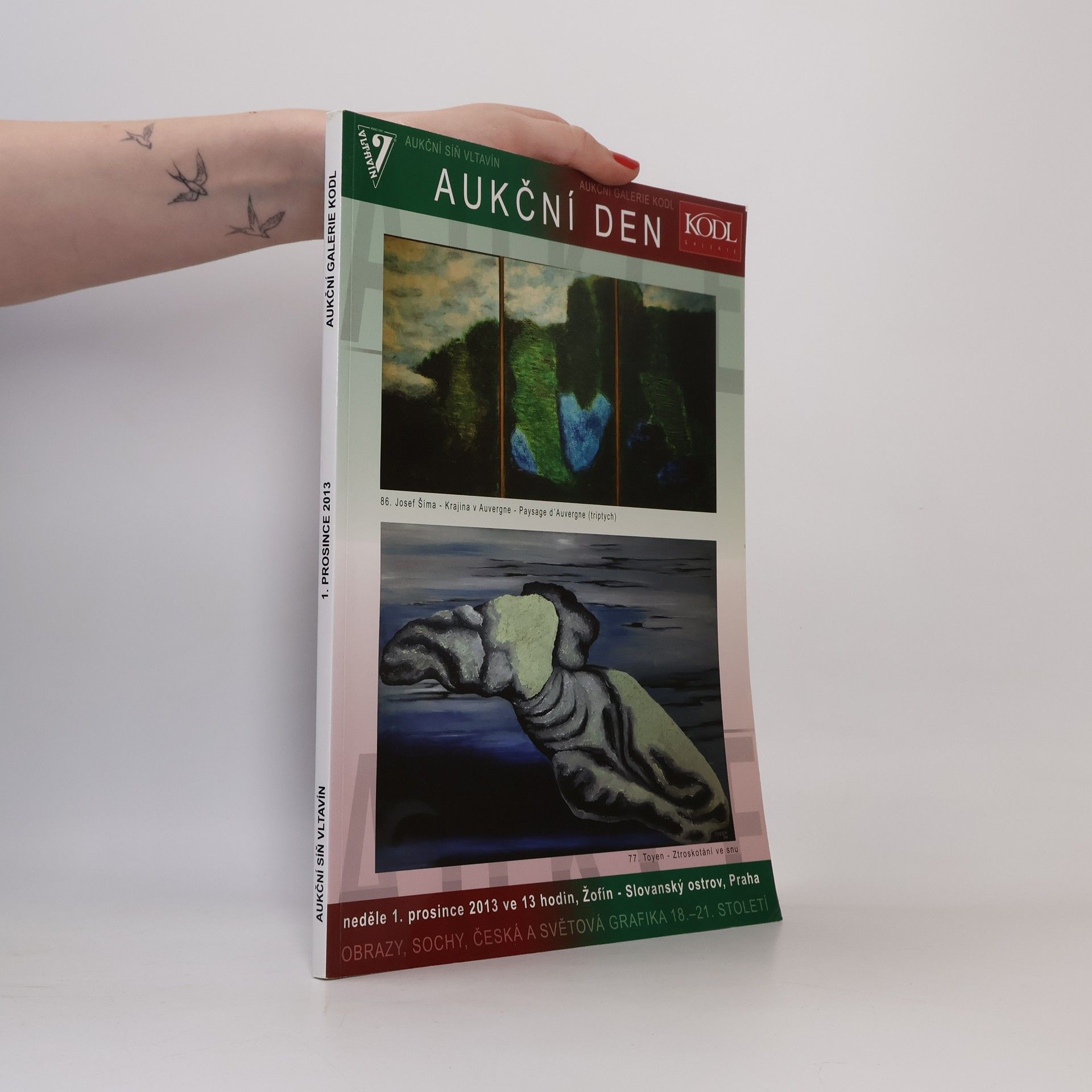 Kolektiv autorů Aukční den, neděle 1. prosince 2013