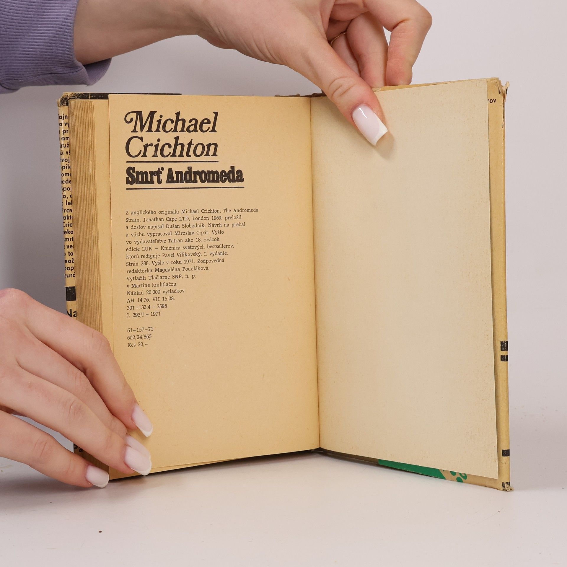 Michael Crichton Smrť Andromeda