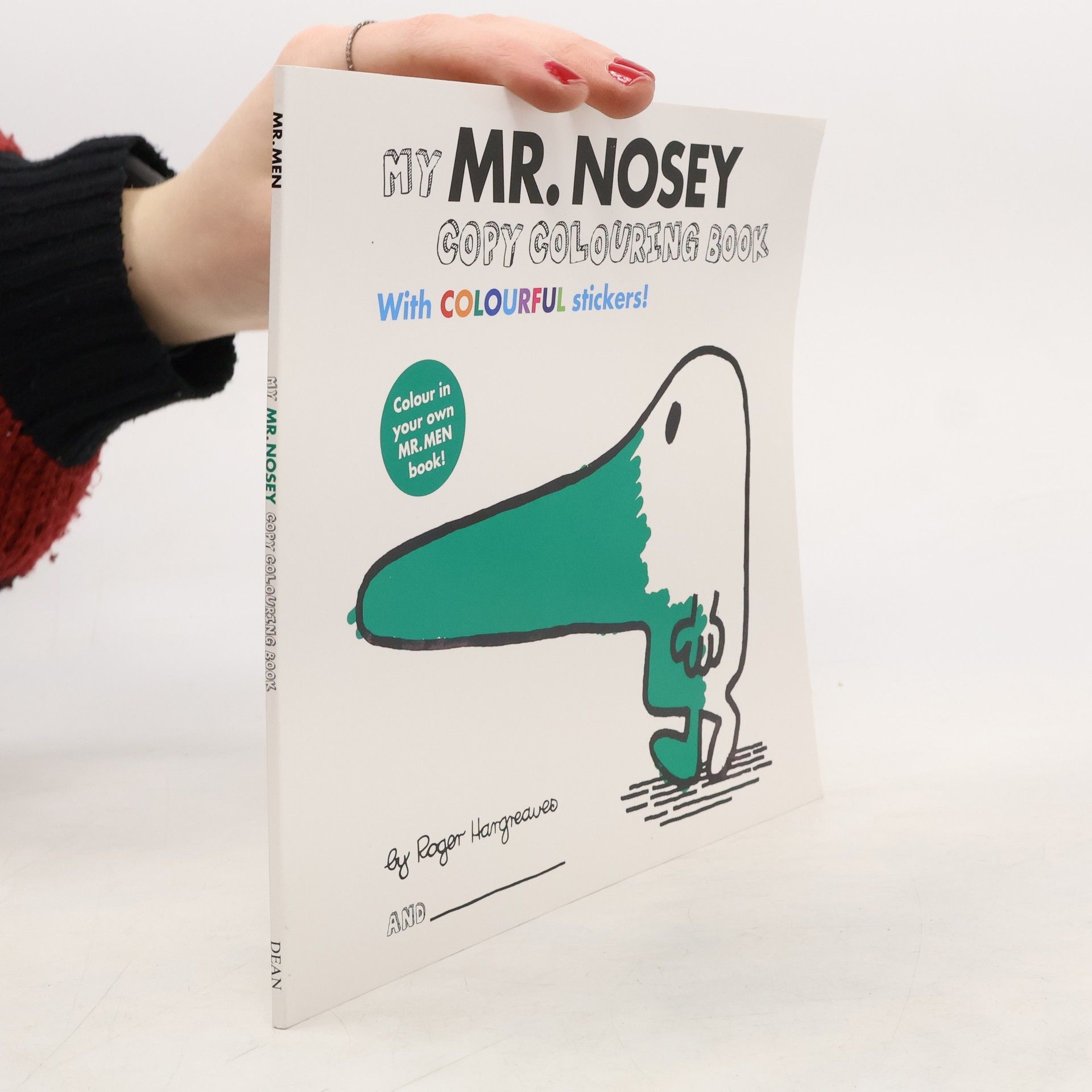 Roger Hargreaves Mr Men Mr Nosey Colouring