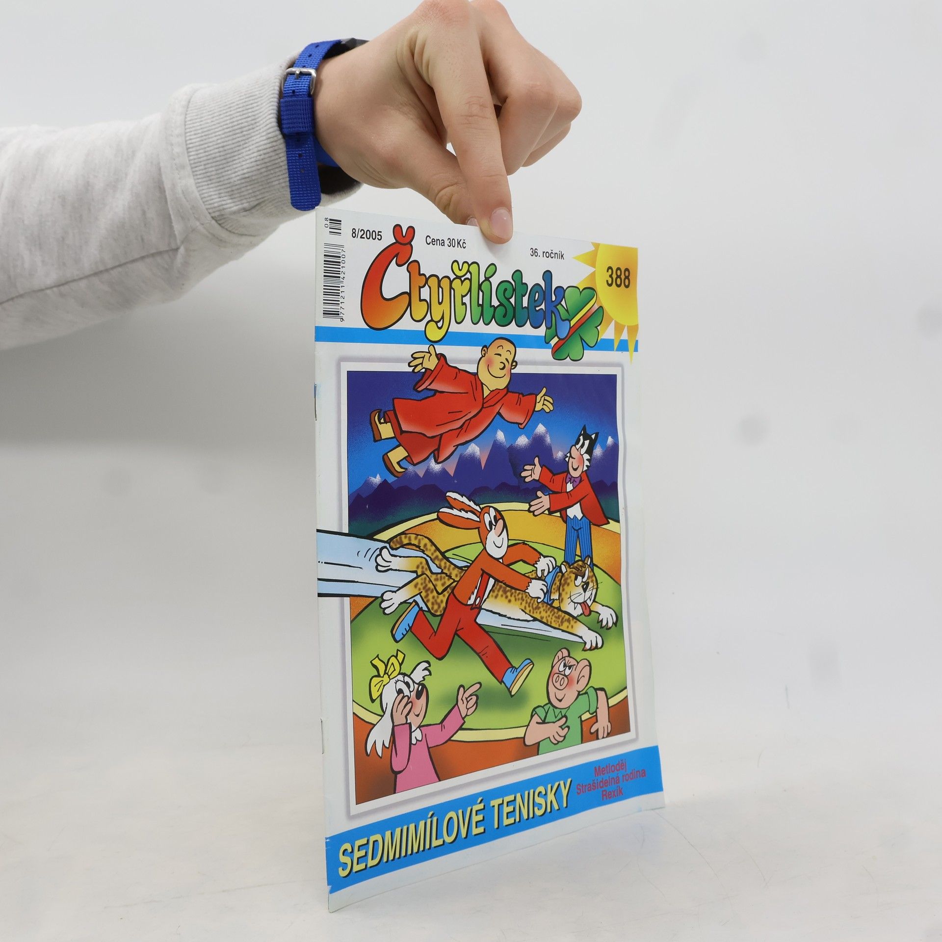 Jaroslav Němeček Čtyřlístek 388. Sedmimílové tenisky