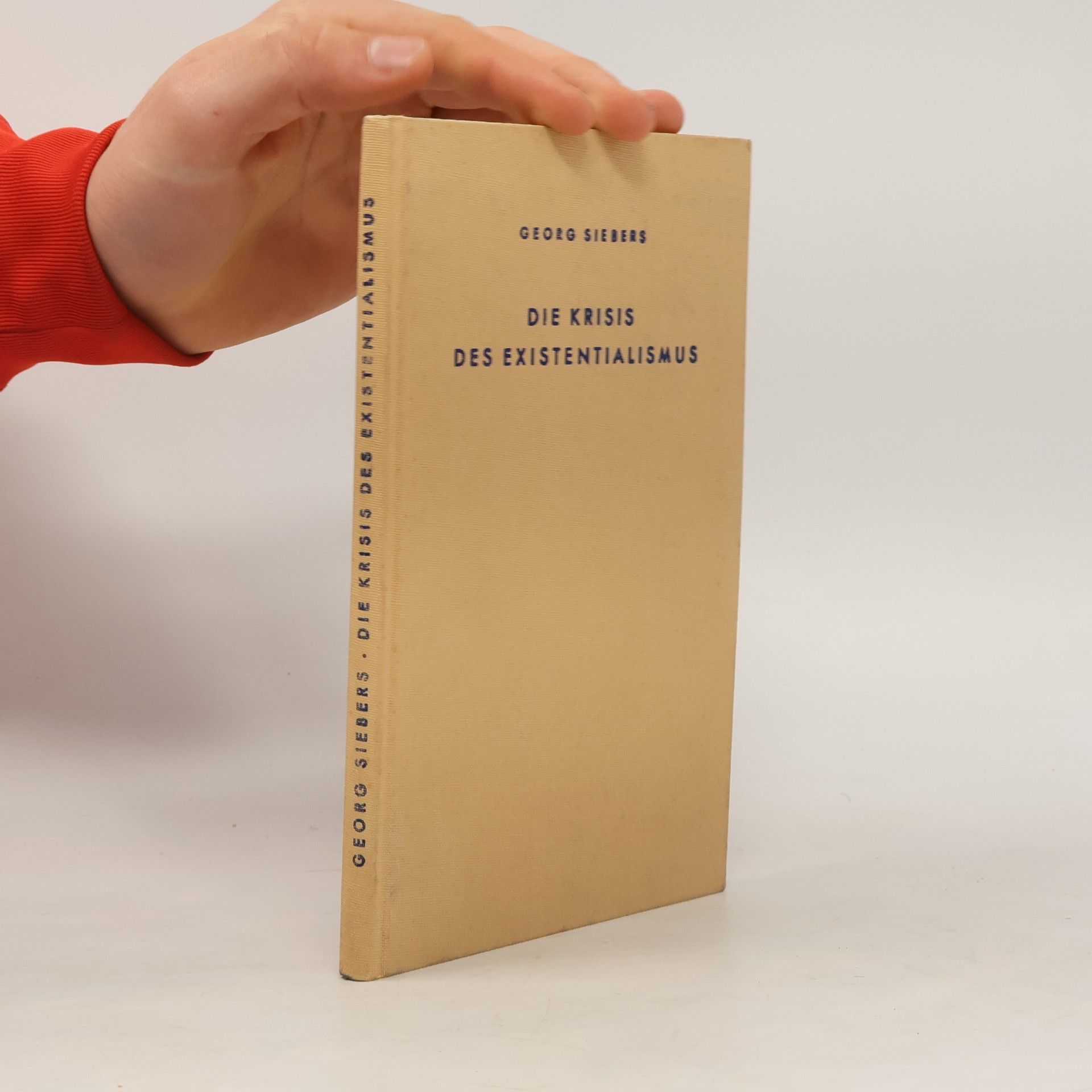 Georg Siebers Die Krisis des Existentialismus