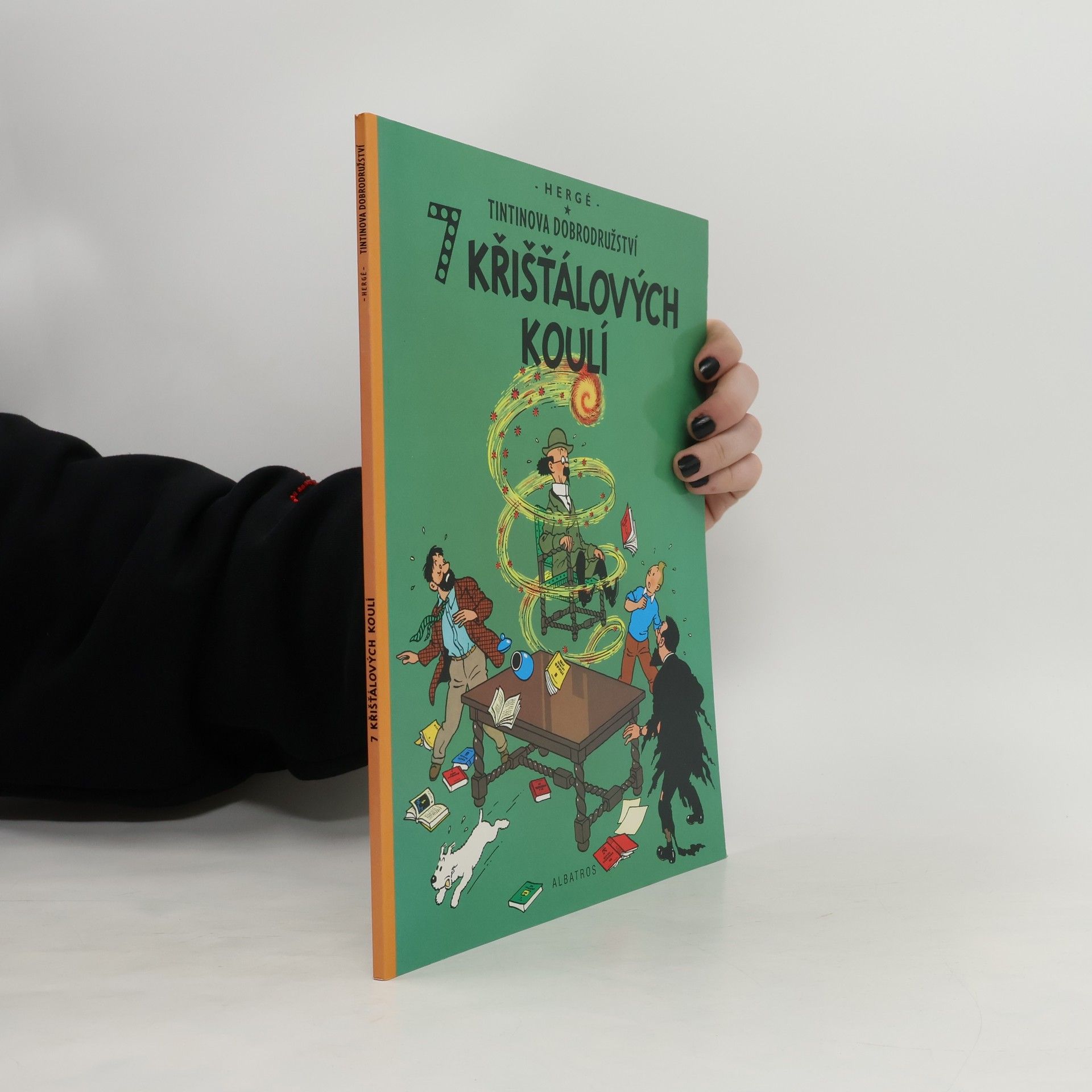 Hergé Tintinova dobrodružství. 7 křišťálových koulí