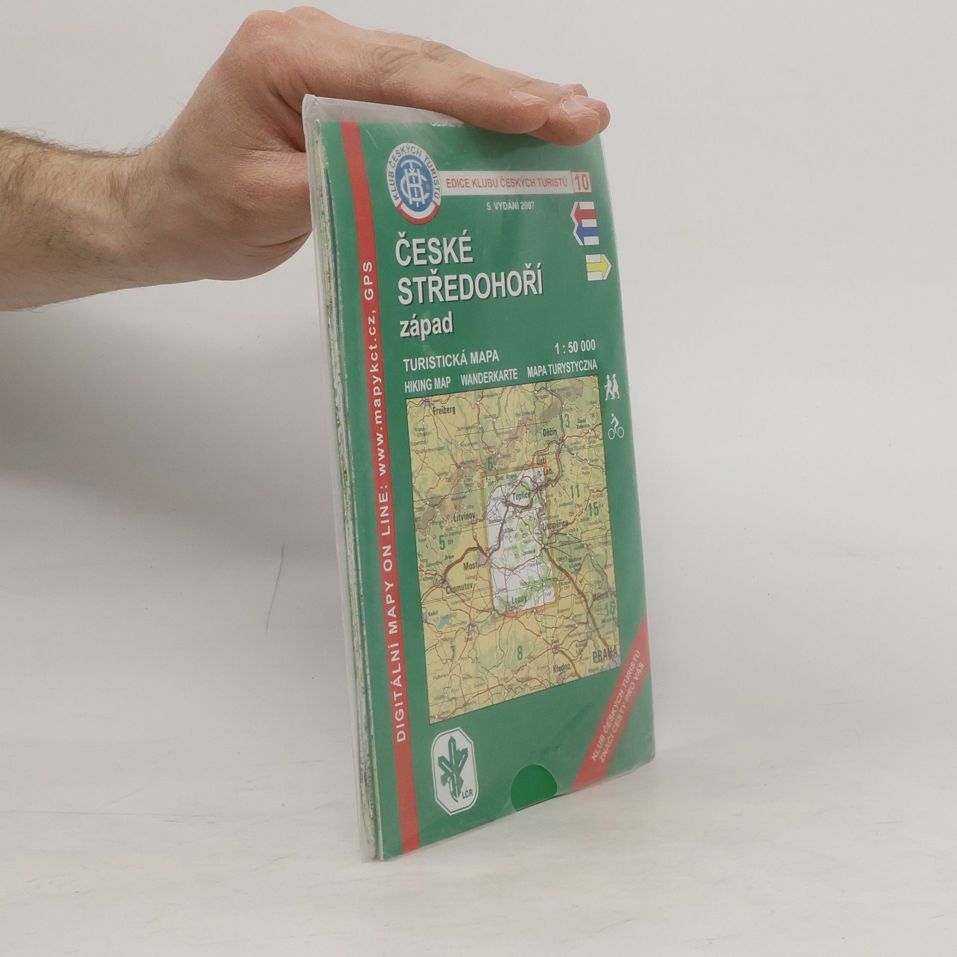 Klub českých turistů ( ) České středohoří - západ turistická mapa 1:50 000