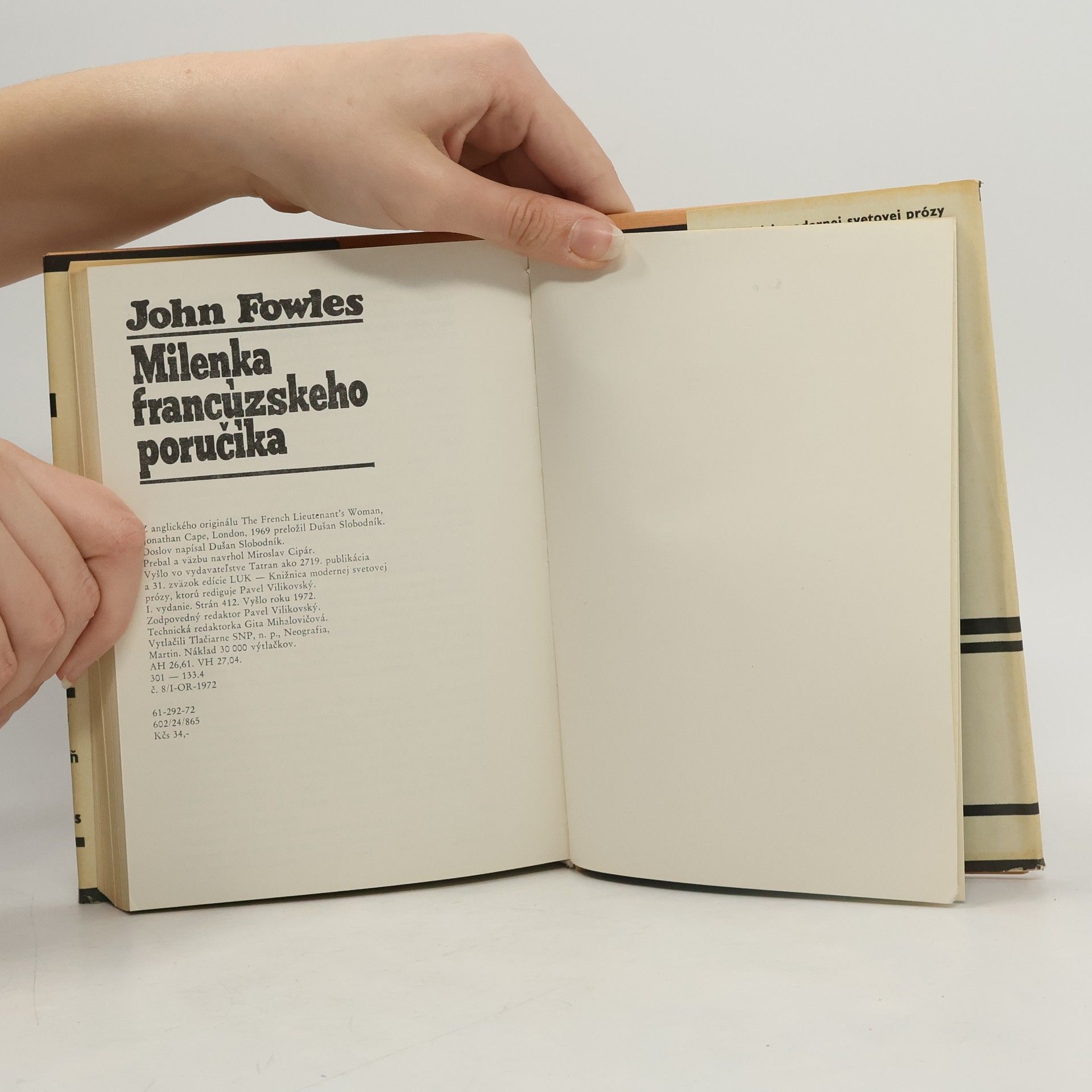 John Fowles Milenka francúzského poručíka