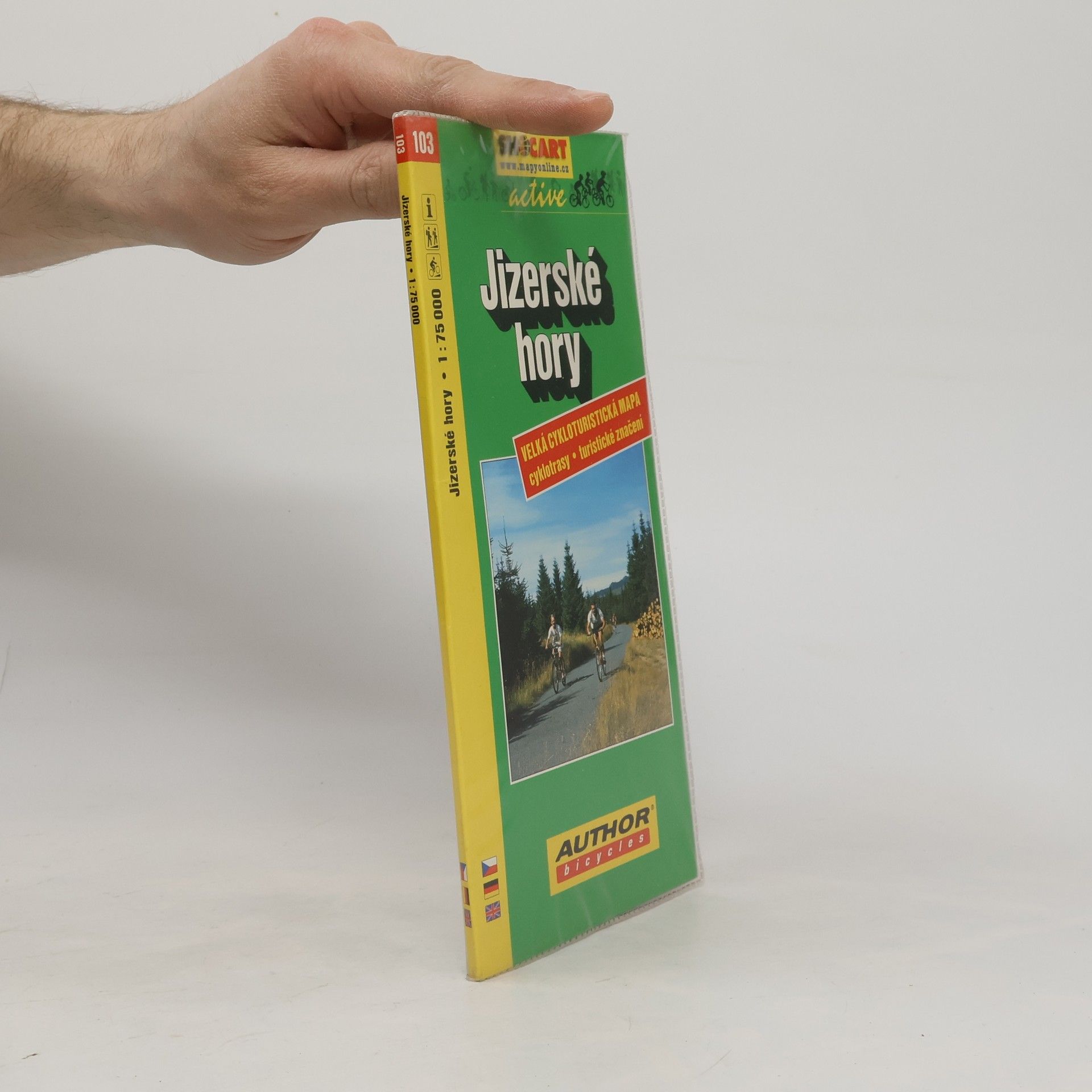 Perry Tapper Jizerské hory velká cykloturistická mapa : cyklotrasy, turistické značení : měř. : 1 : 75 000