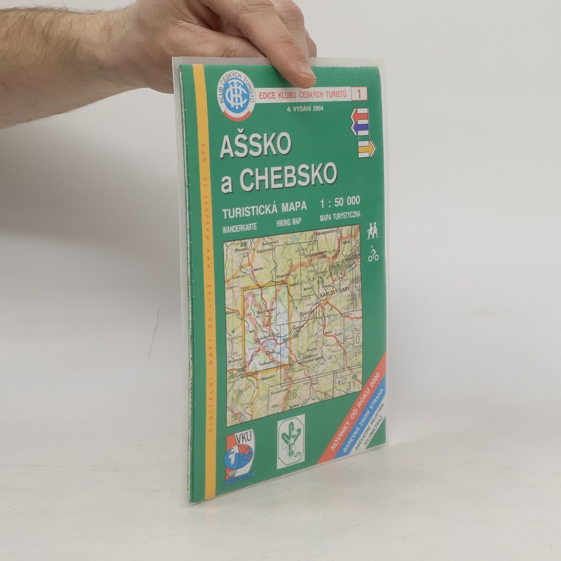 Kolektiv autorů Ašsko a Chebsko turistická mapa 1:50 000