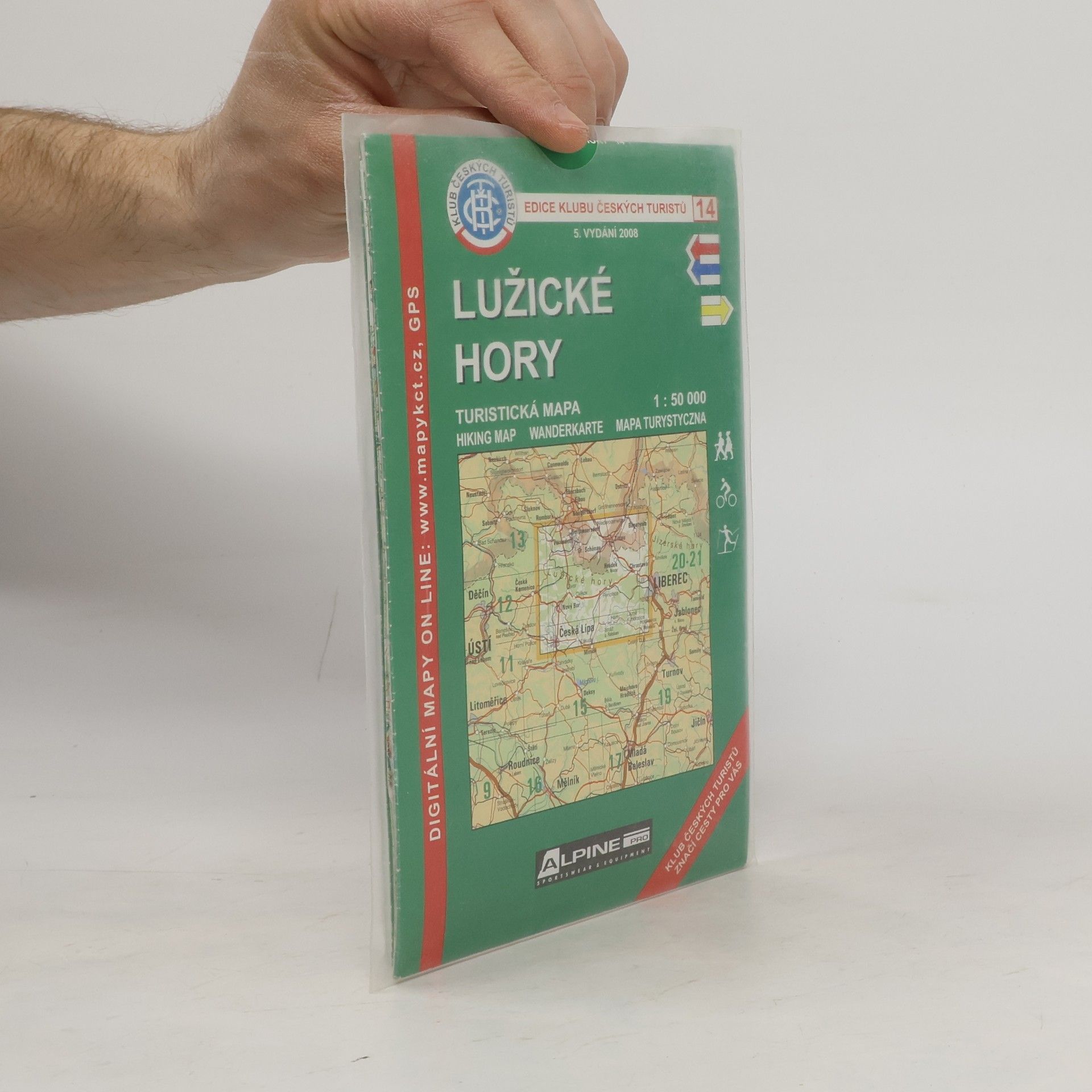 Kolektiv autorů Lužické hory turistická mapa 1:50 000