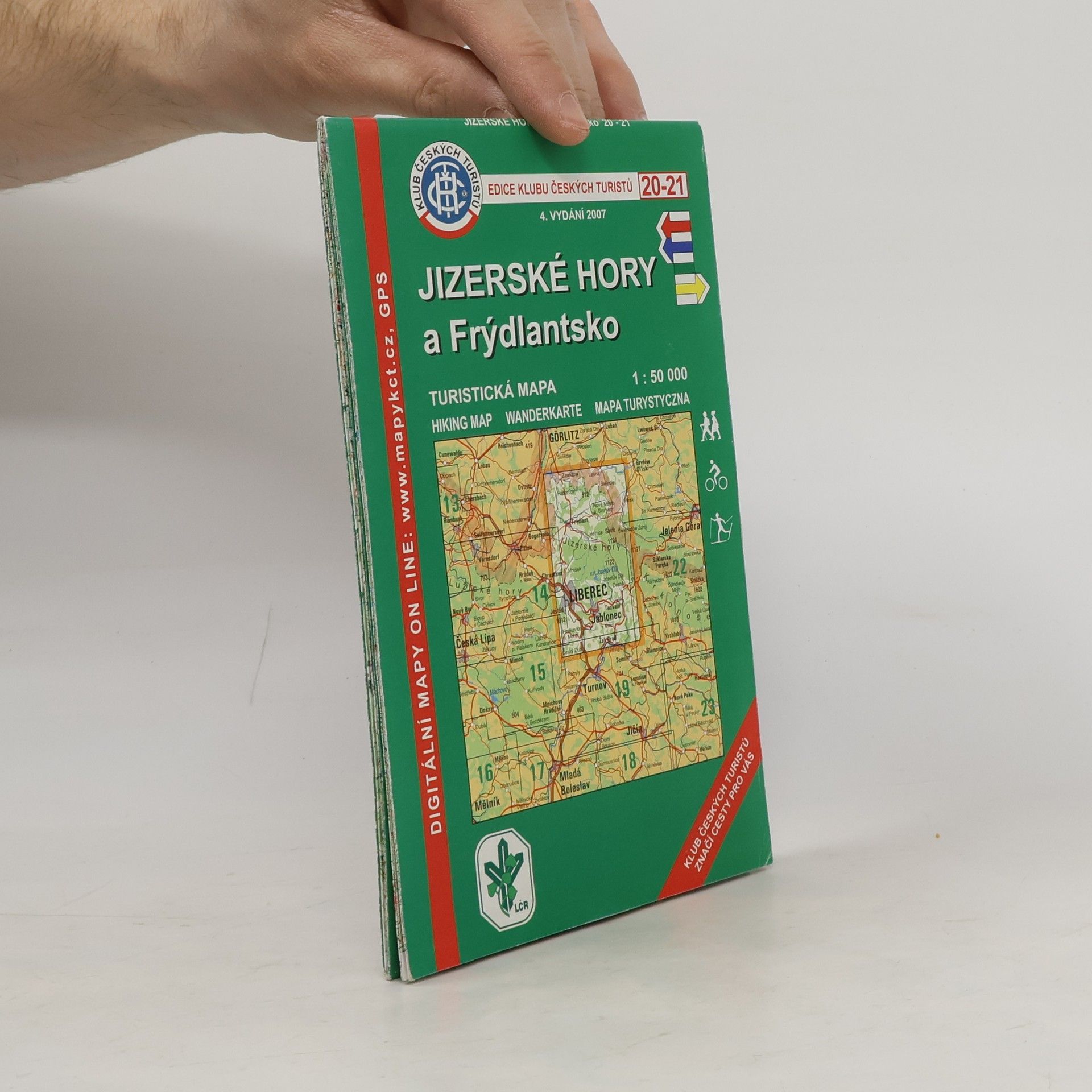 Autorenkollektiv Jizerské hory a Frýdlantsko. Turistická mapa