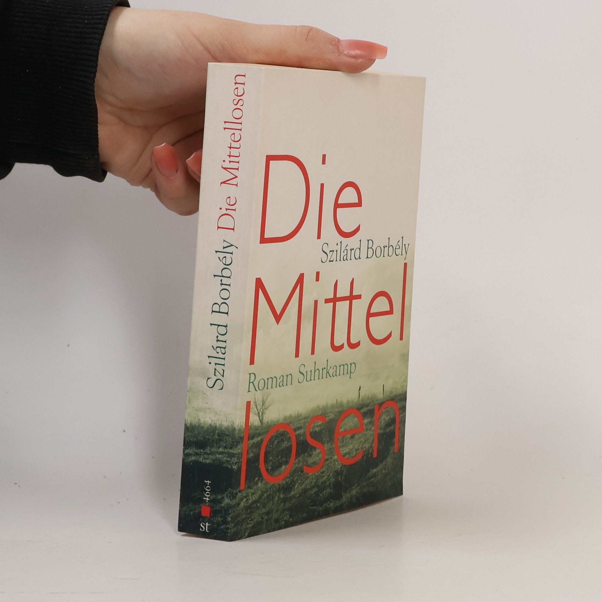 Szilárd Borbély Die Mittellosen