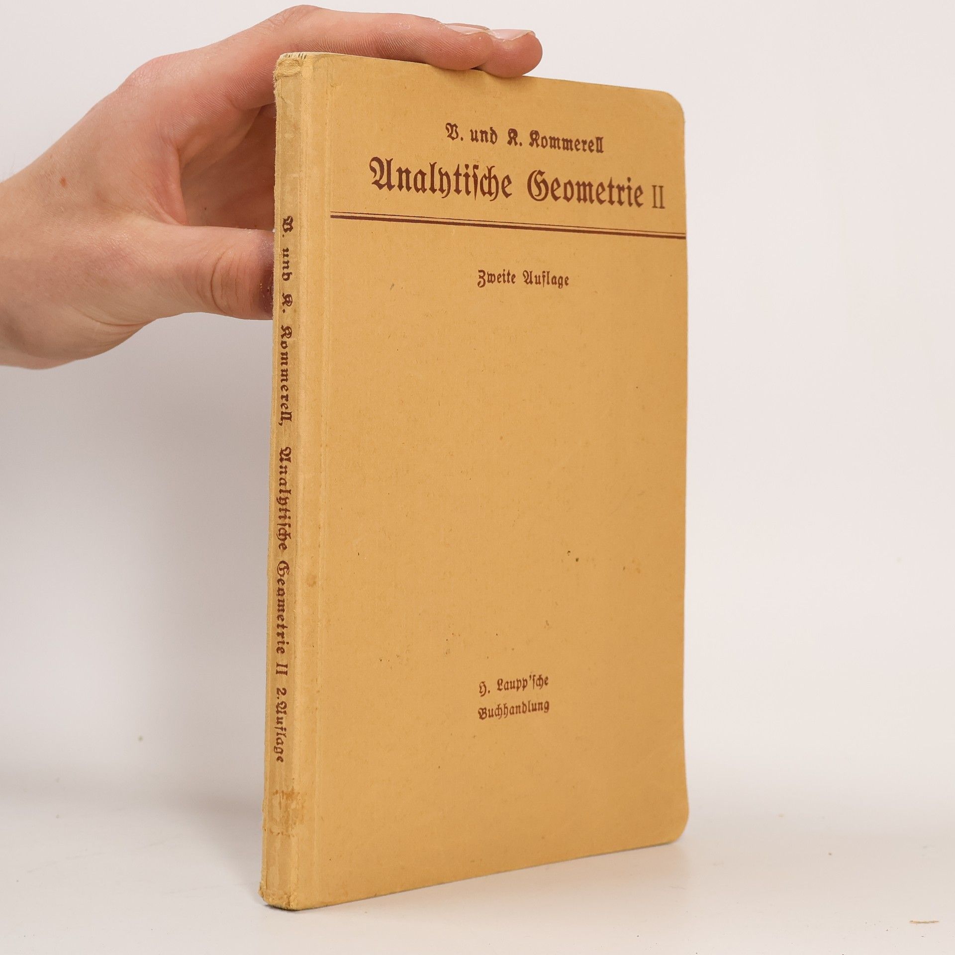 Autores varios Analytische Geometrie II.