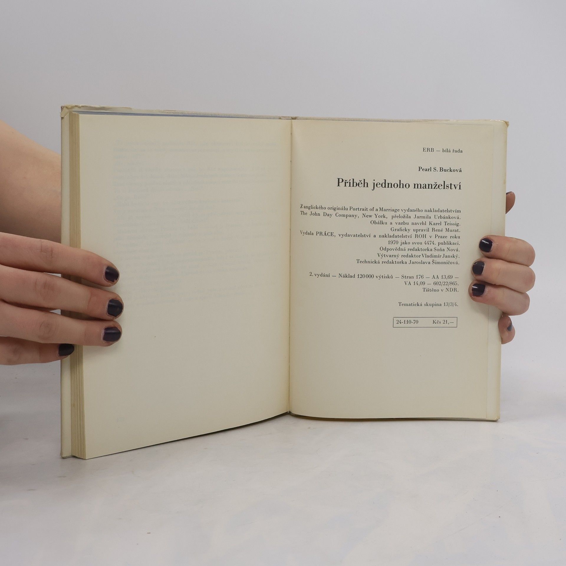 Pearl S. Buck Příběh jednoho manželství