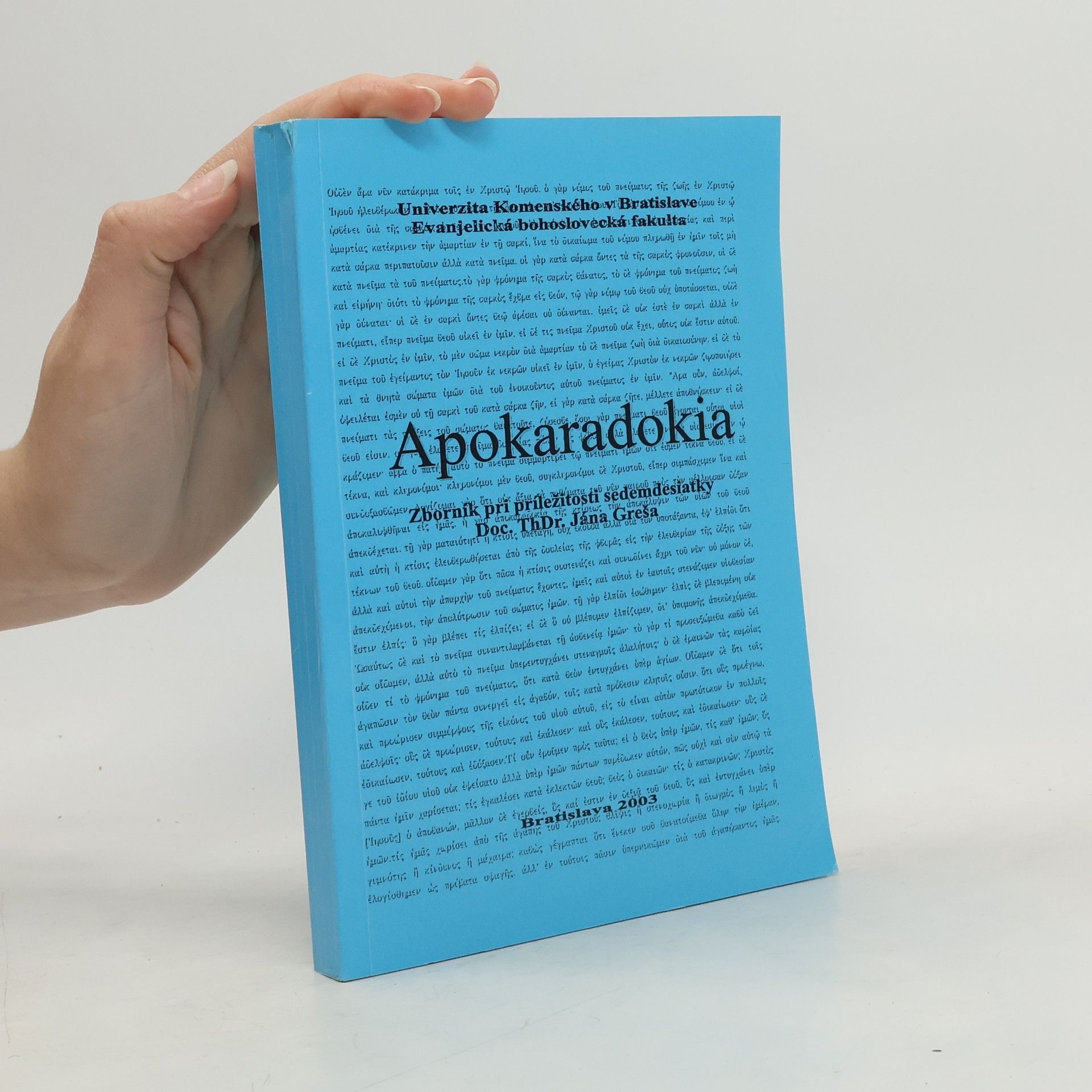 Kolektív autorov Apokaradokia