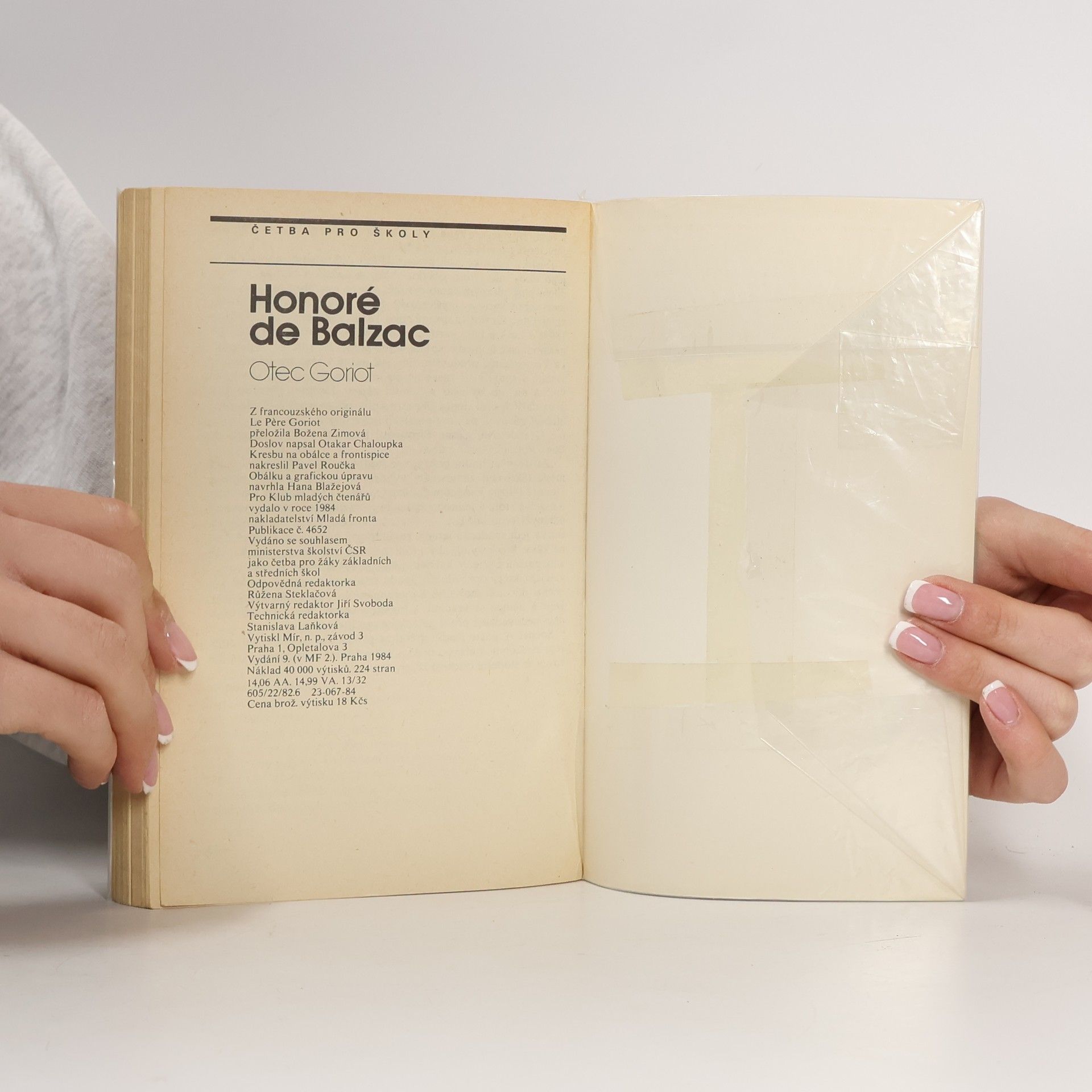 Honoré de Balzac Otec Goriot